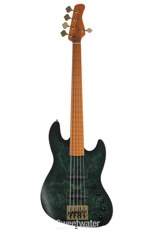 Sire Marcus Miller V10 Fretless 5-string Bass Guitar - Transparent