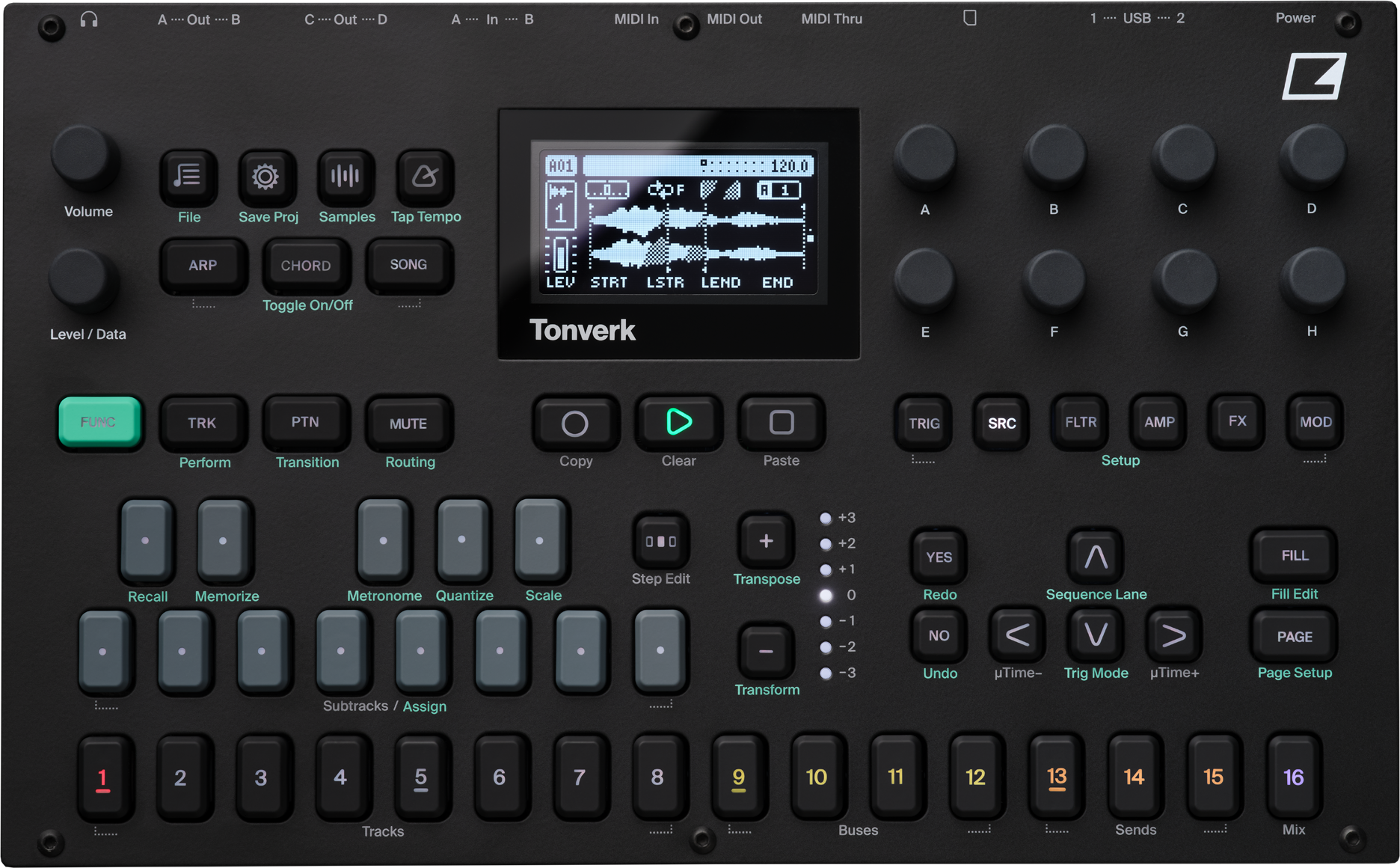 Octatrack MKⅡ Elektron Elektron Octatrack MKII Performance Sampler - Perfect Circuit