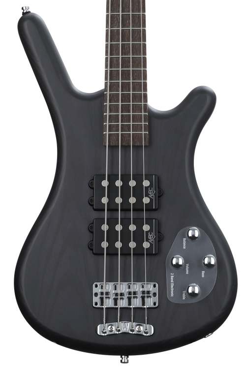 Warwick RockBass Corvette 
 Electric Bass Guitar - Nirvana Black  Transparent Satin