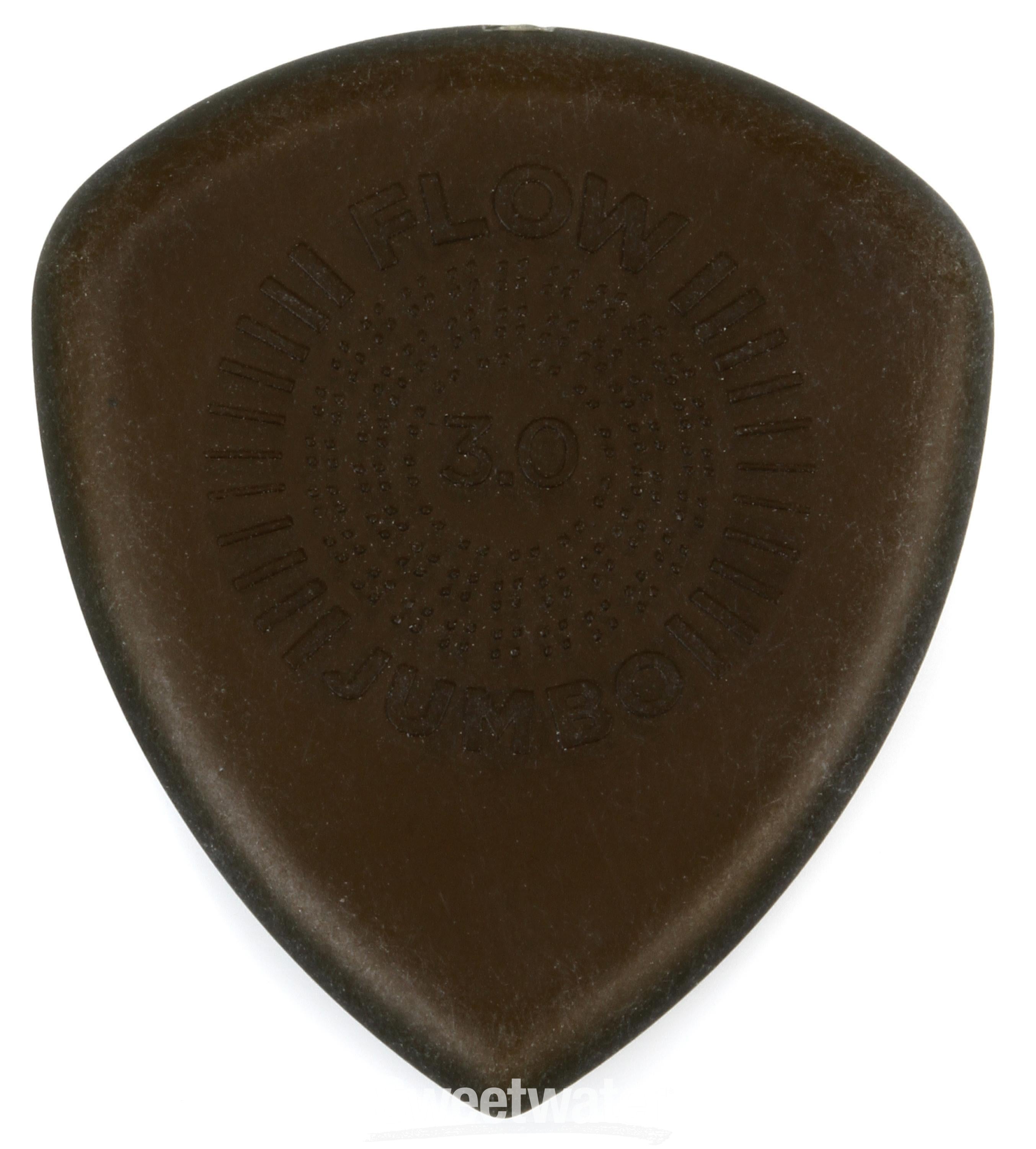 Dunlop 547P300 Flow Jumbo Grip Guitar Picks 3.0mm 3-pack | Sweetwater