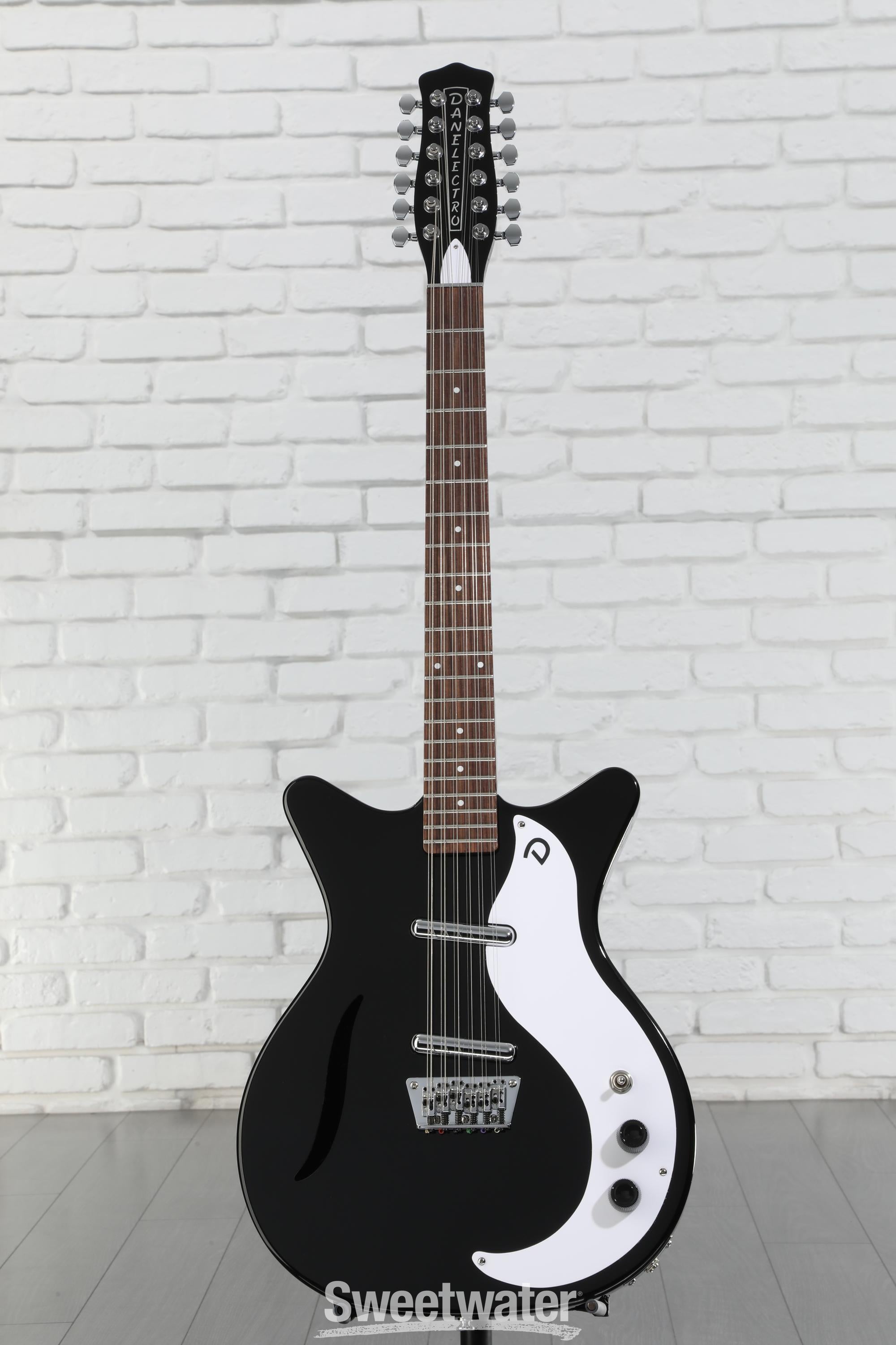Dan Electro 12弦guitar　Black Danelectro 12-String Electric Guitar Black | Guitar Center