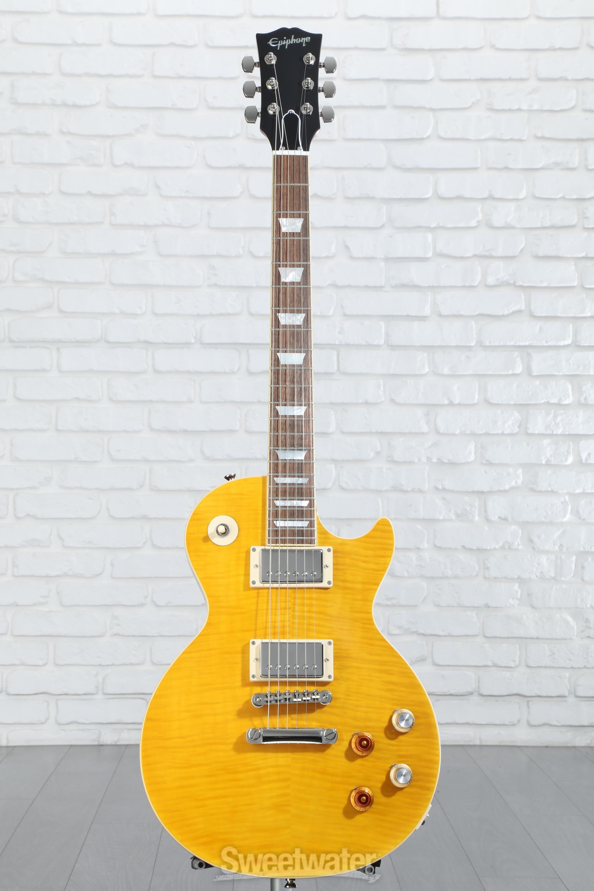 ギター Epiphone Kirk Hammett (Greeny Burst) Epiphone Kirk Hammett Greeny 1959 Les Paul Standard, Greeny Burst