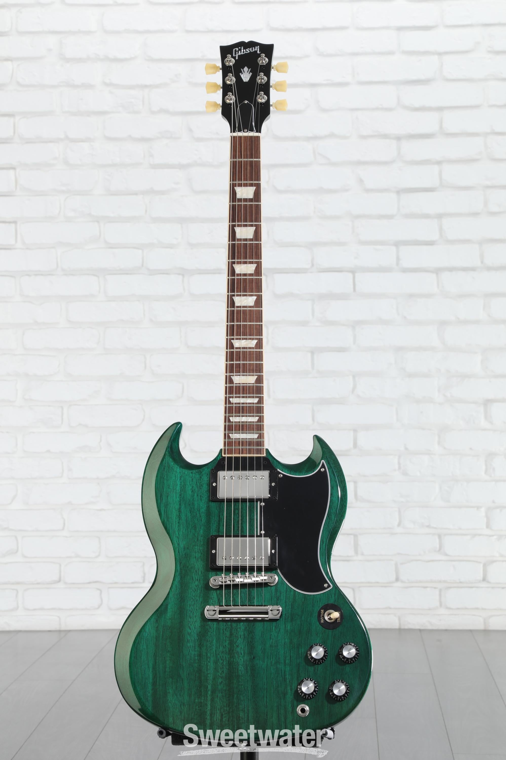 Gibson SG Standard '61 Electric Guitar - Translucent Teal | Sweetwater