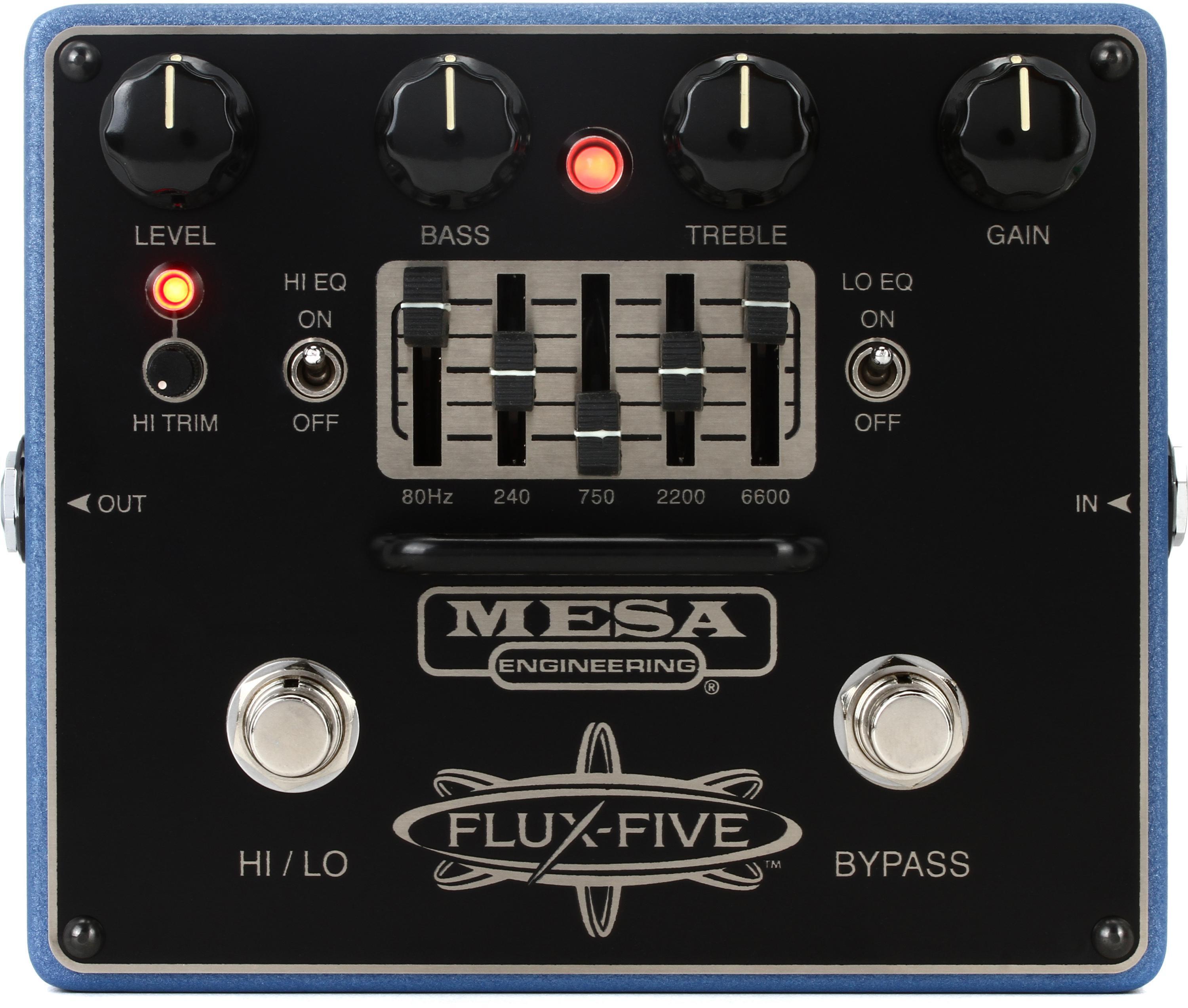 Mesa Boogie Flux Five Overdrive Pedal with 5 band EQ Sweetwater