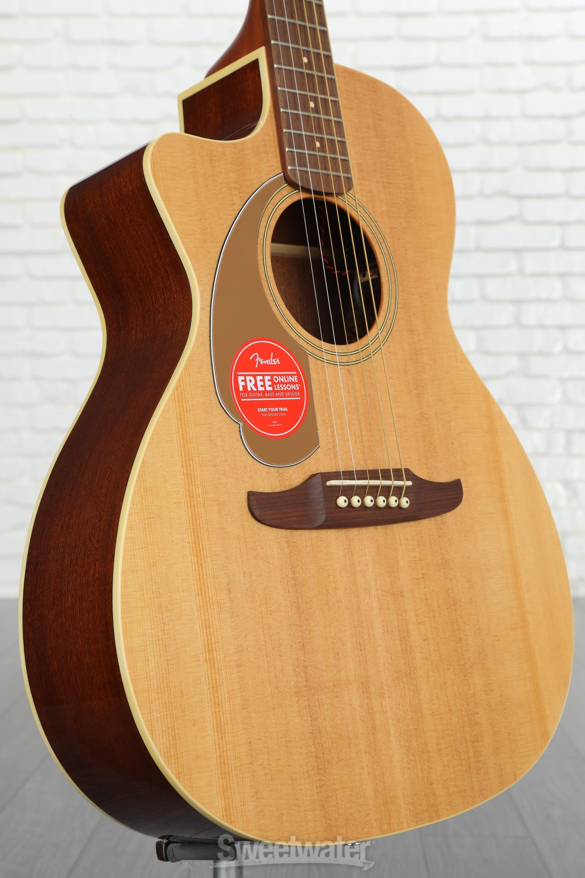 Fender Newporter Player Left-handed Acoustic-electric Guitar