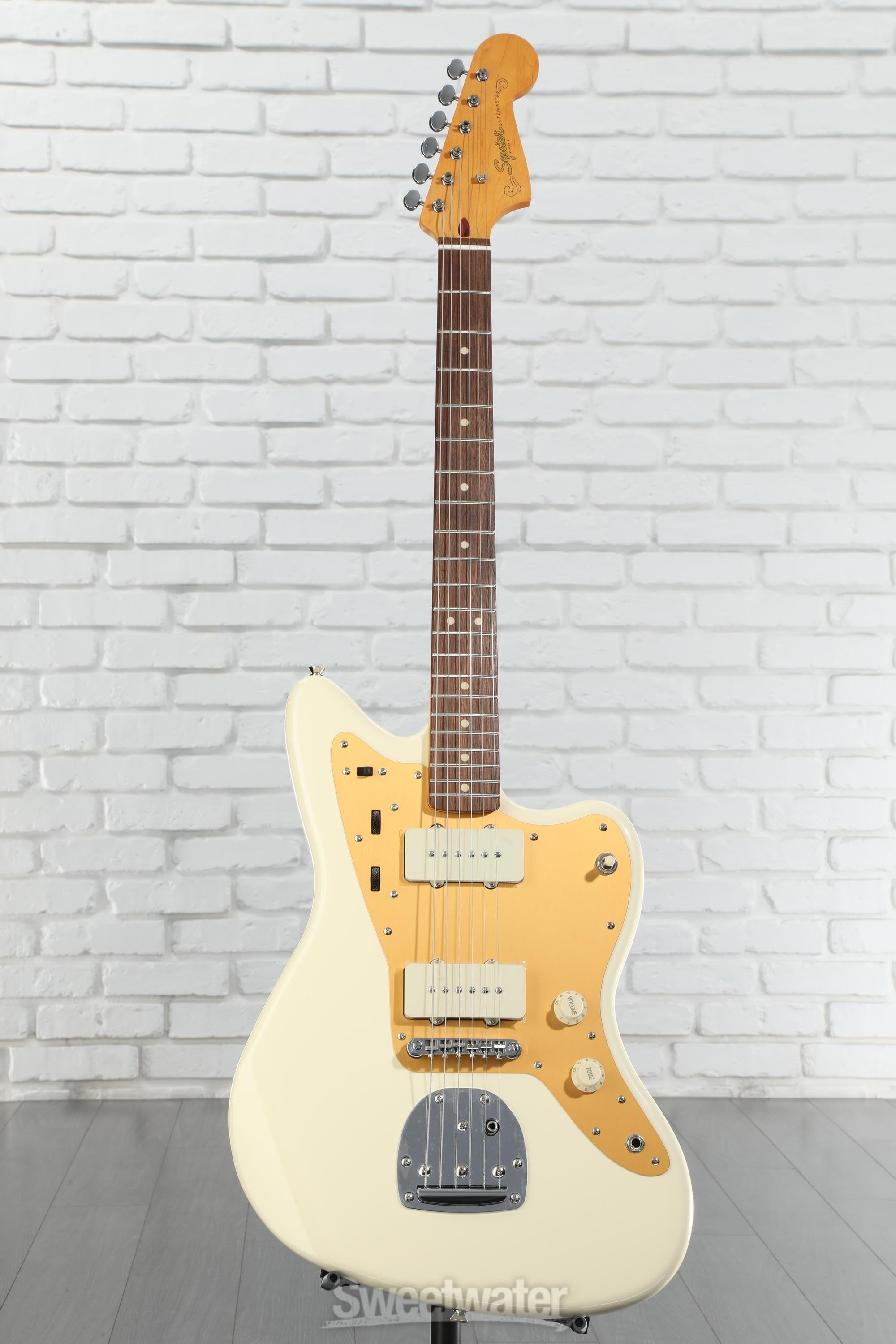Squier® J Mascis Jazzmaster® Squier J Mascis Jazzmaster Electric Guitar Vintage White