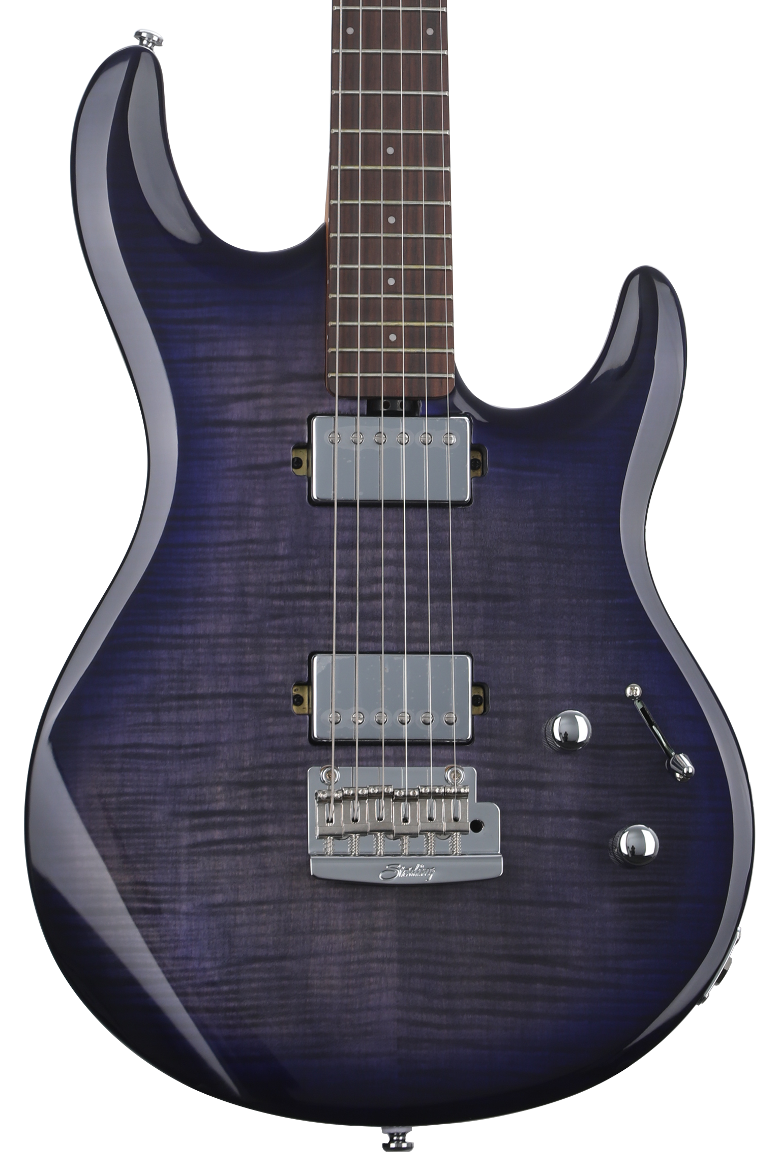 Sterling By Music Man Steve Lukather LK100 Electric Guitar - Blueberry  Burst with Bag | Sweetwater