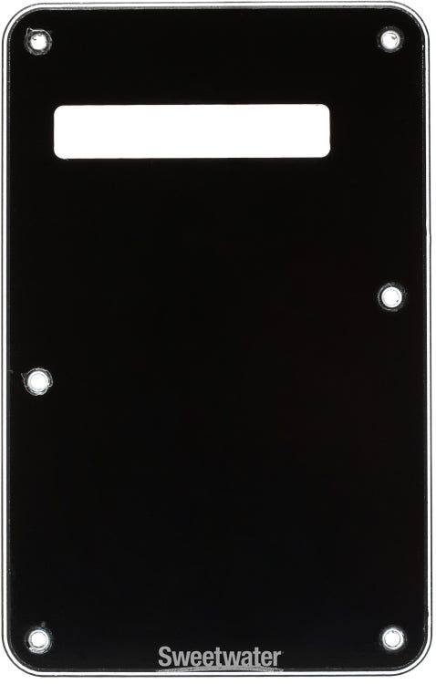 Fender Stratocaster Modern-Style Tremolo Backplates -3-ply Black
