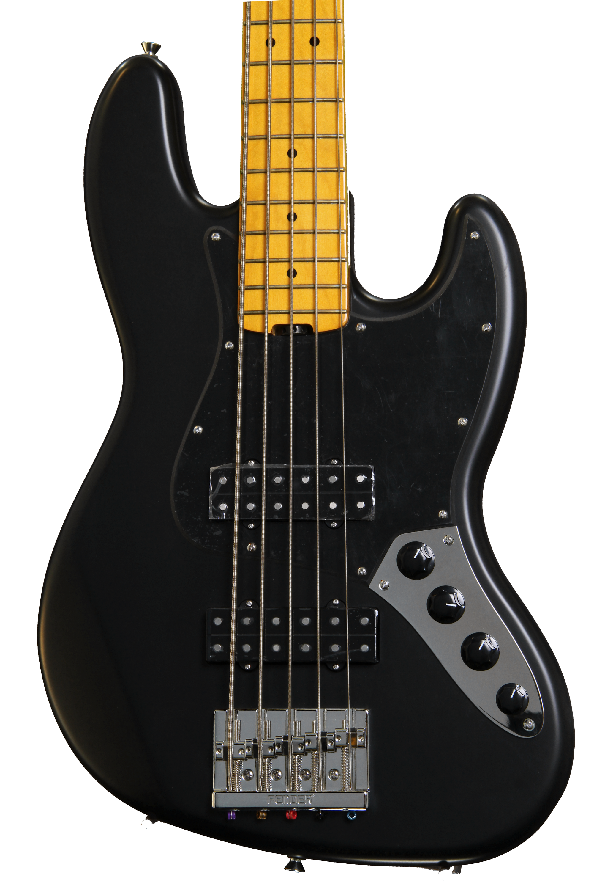 Fender Modern Player Jazz Bass V - Satin Black | Sweetwater