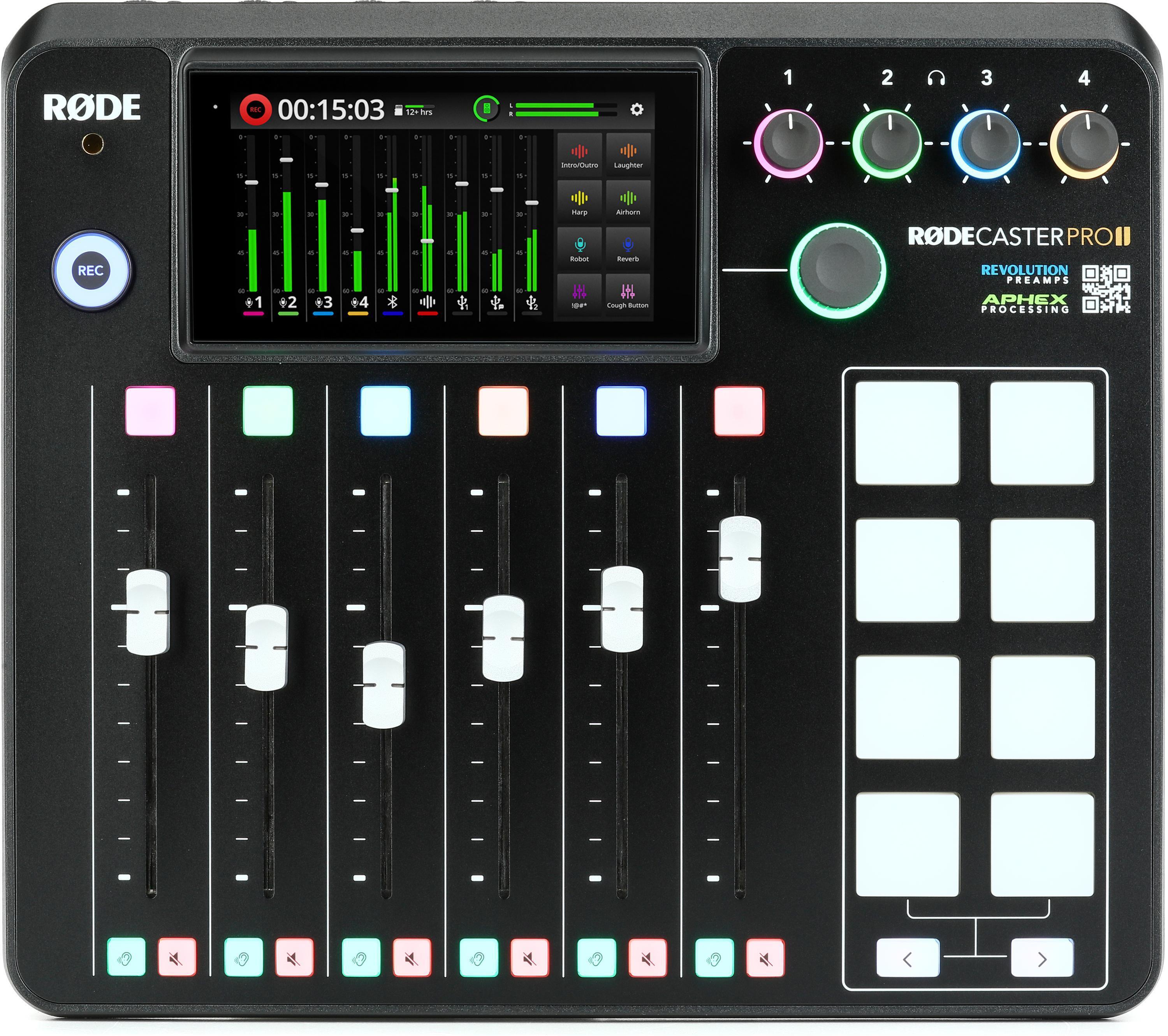 Bundled Item: Rode Rodecaster Pro II Podcast Production Console