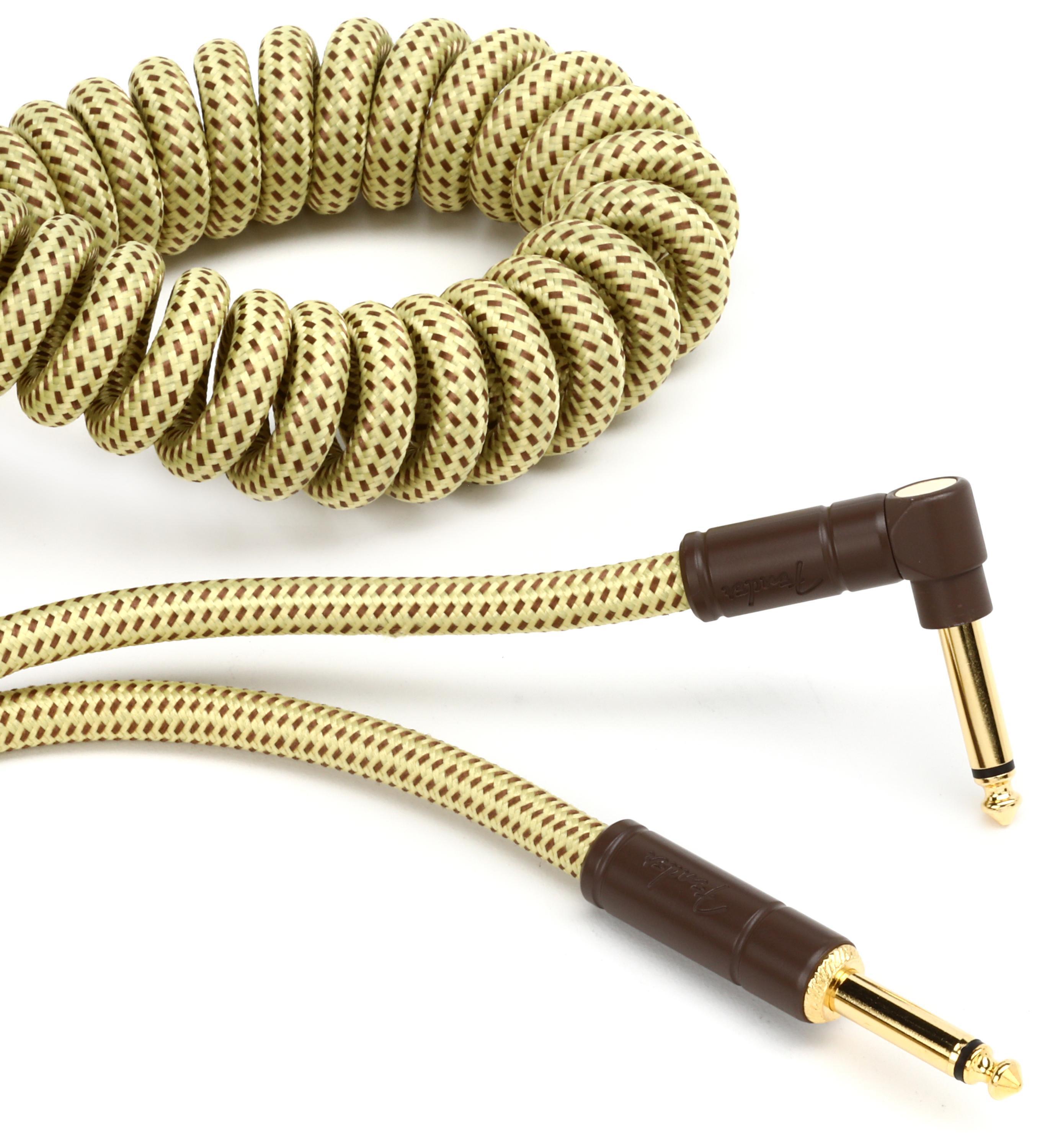 Fender 0990823050 Deluxe Series Coil Guitar Cable Straight to Right