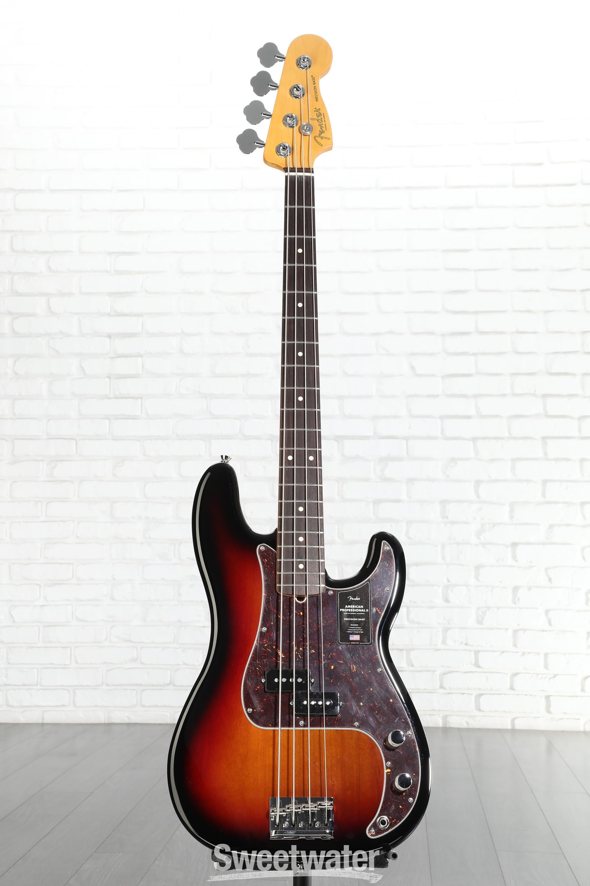 Fender American Professional II Precision Bass Guitar - 3-color