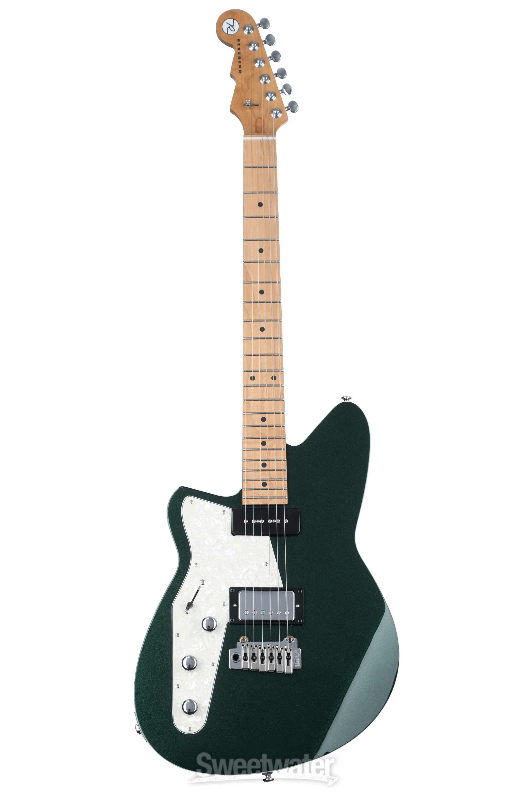 Reverend Double Agent W Left-handed Electric Guitar with Maple
