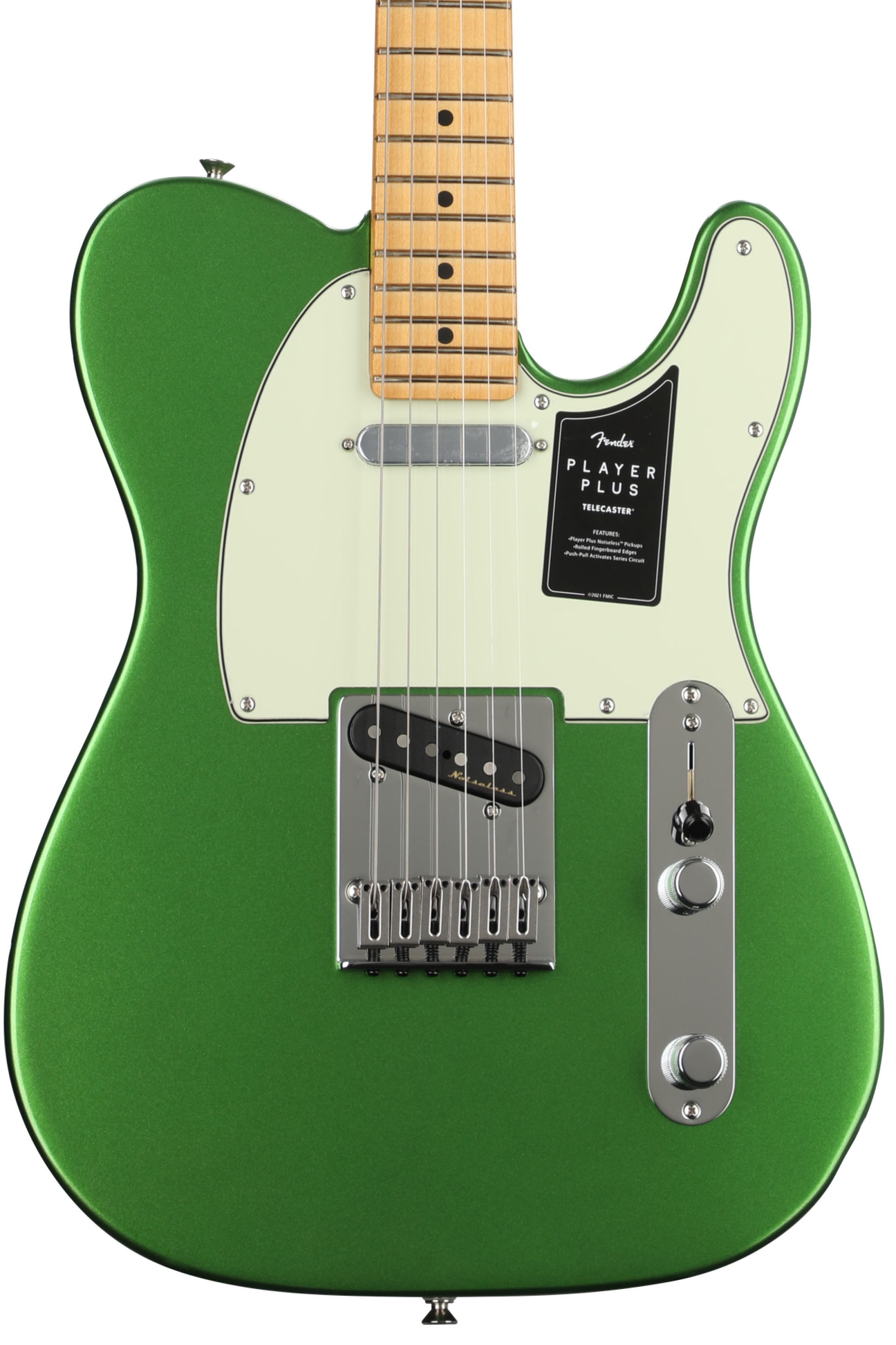 Fender Player Plus Telecaster Cosmic Jade with Maple Fingerboard Sweetwater