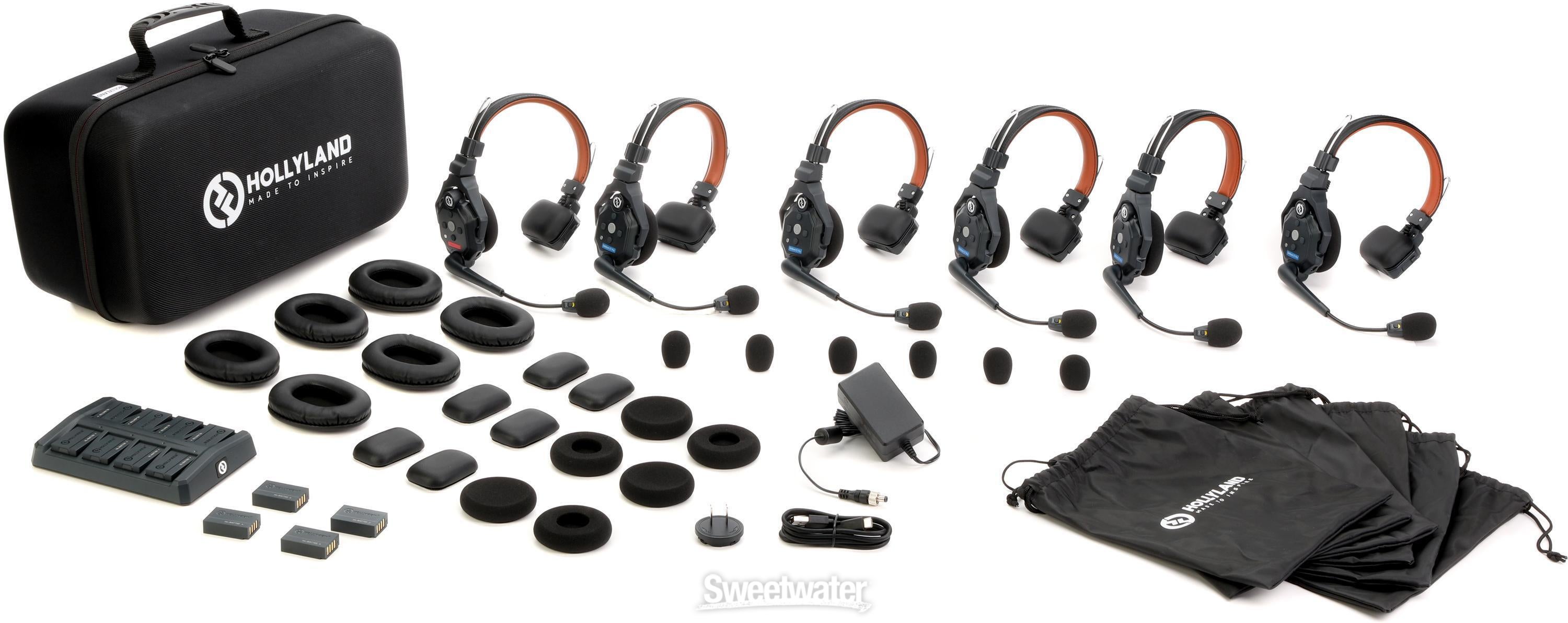 Hollyland Solidcom C1 Pro Wireless Intercom System - 6 Headsets