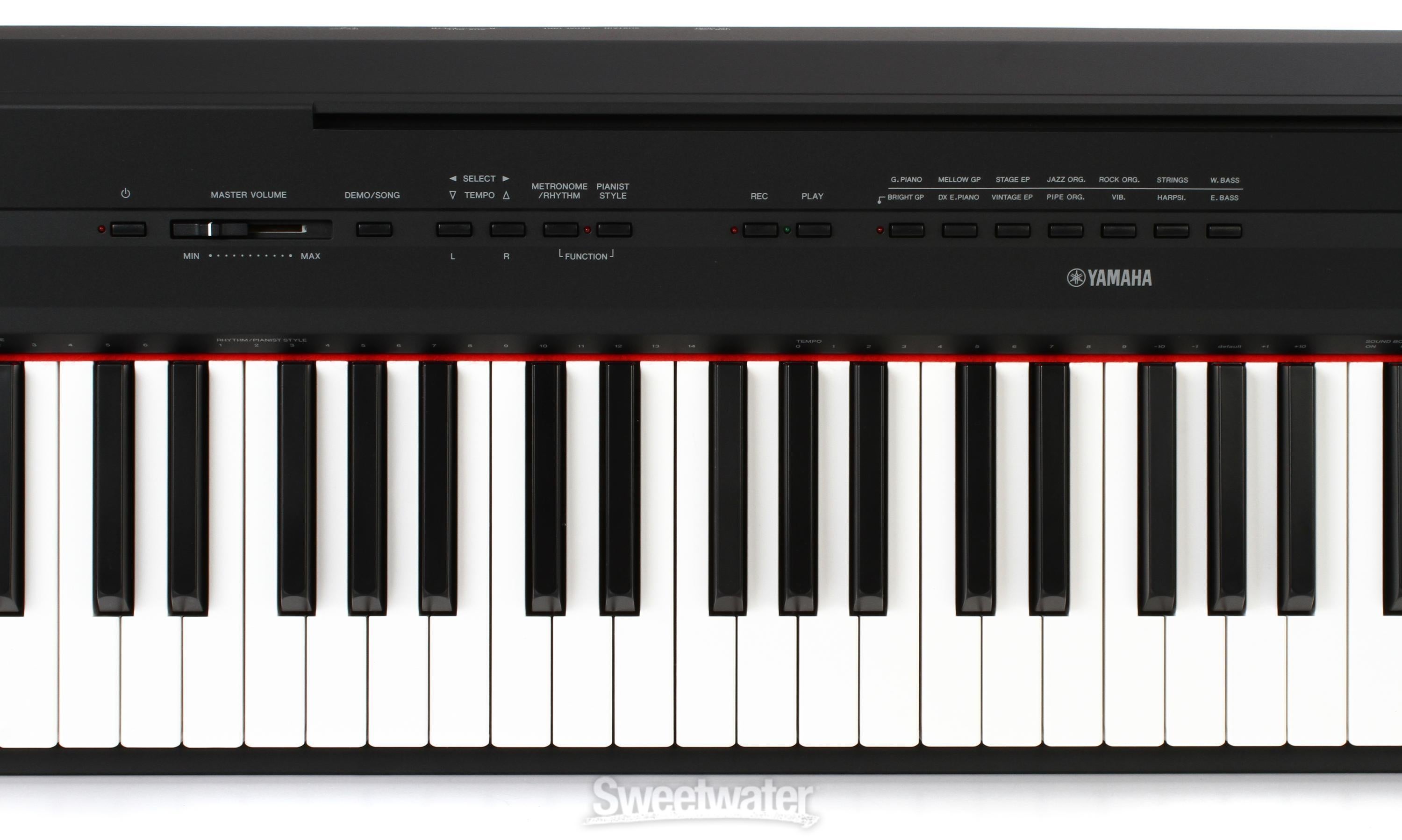 Yamaha P-115 Digital Piano - Black