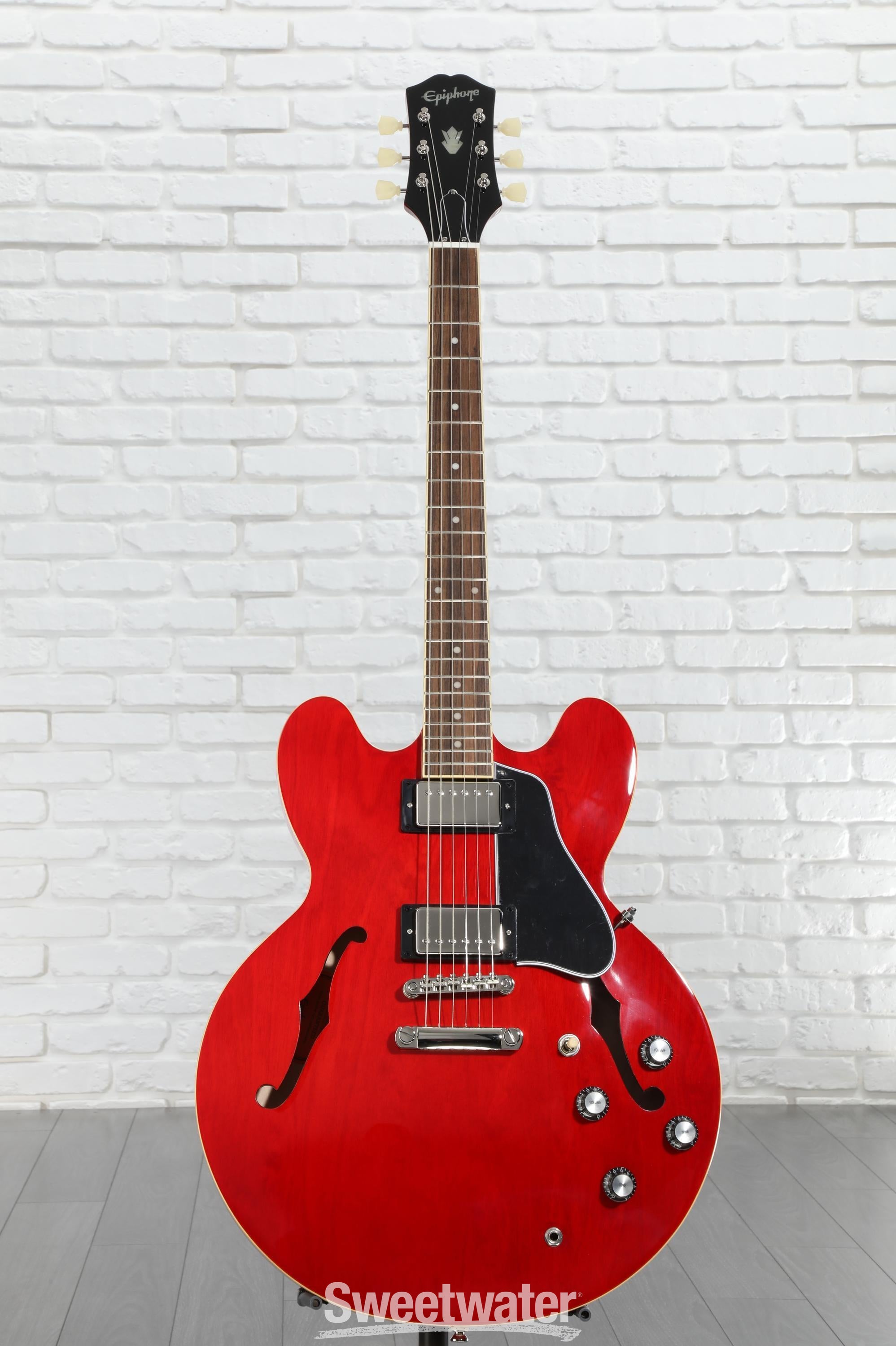 Epiphone ES-335 Semi-hollowbody Electric Guitar - Cherry | Sweetwater