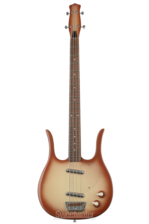 Danelectro Longhorn Bass Guitar - Copper Burst | Sweetwater