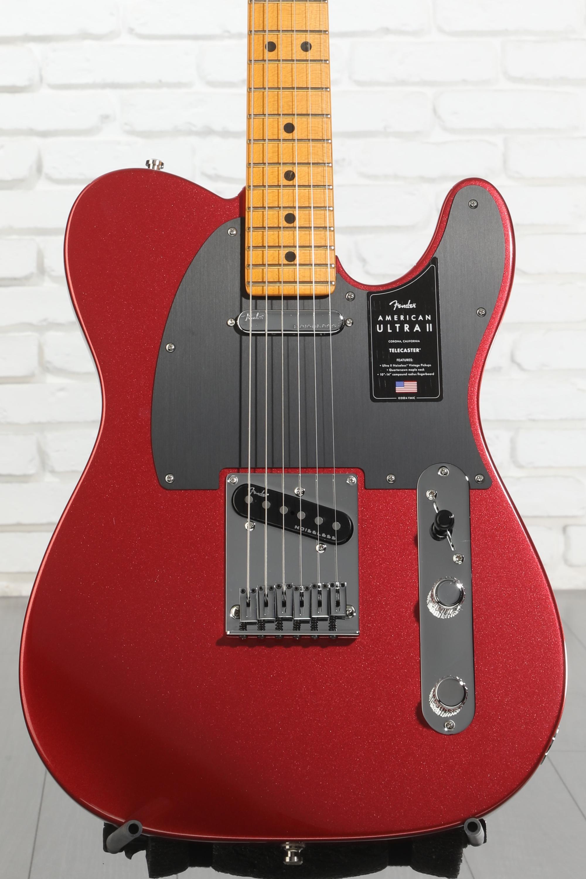 Fender American Ultra II Telecaster Electric Guitar - Sinister Red