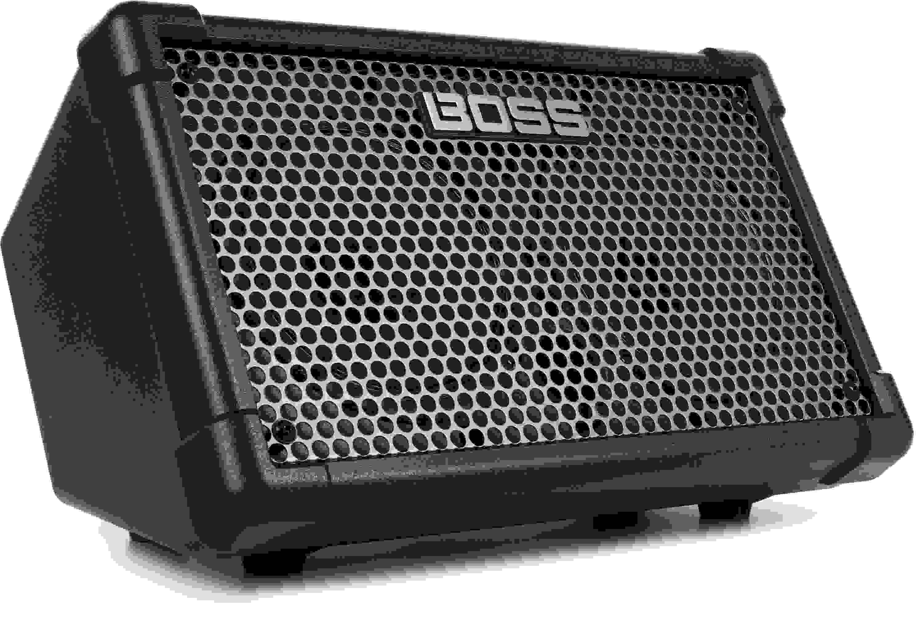 Boss CUBE Street 2 - 2 x 6.5-inch 10-watt Battery Powered Combo Amp - Black