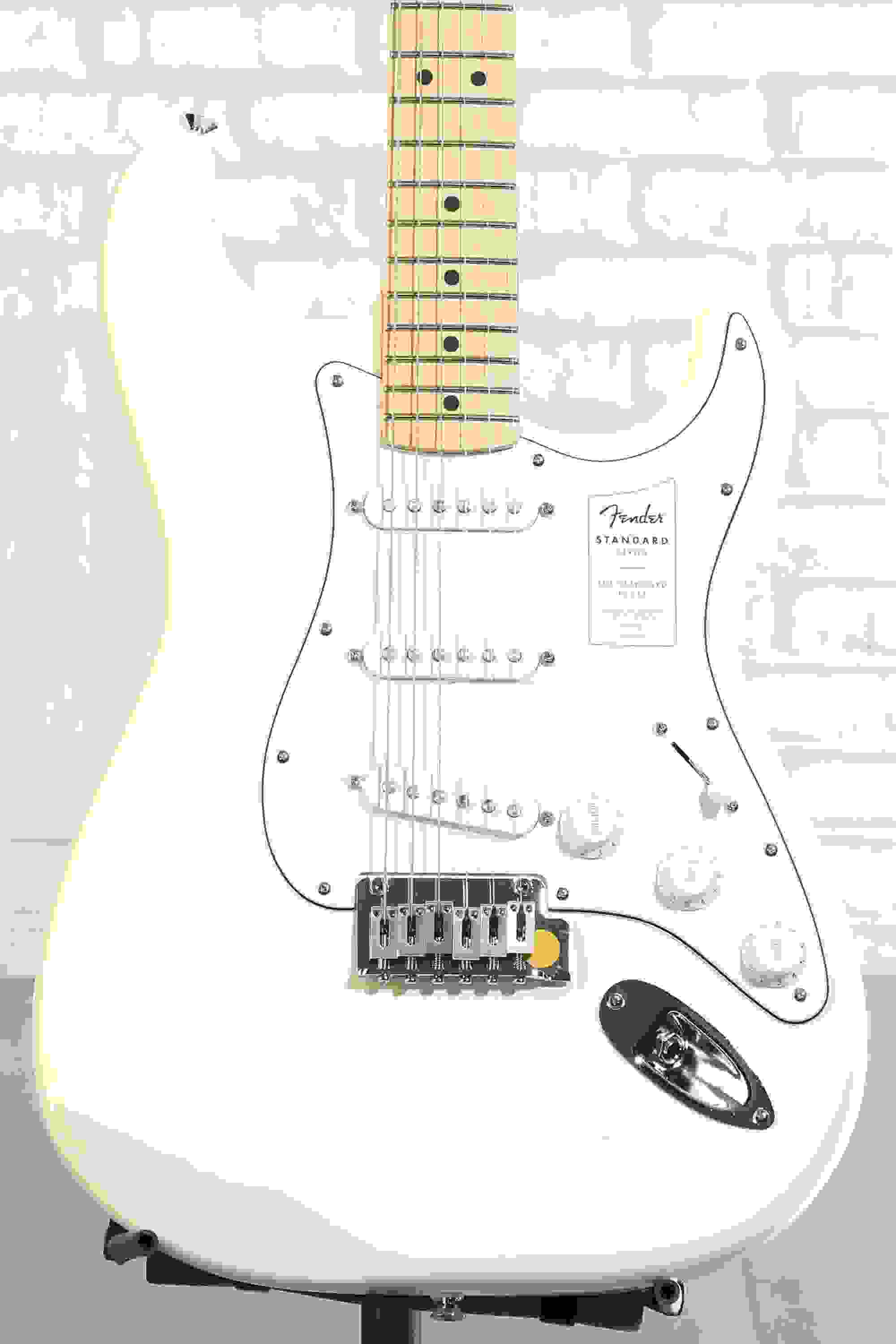 Fender Standard Stratocaster Electric Guitar - Olympic White