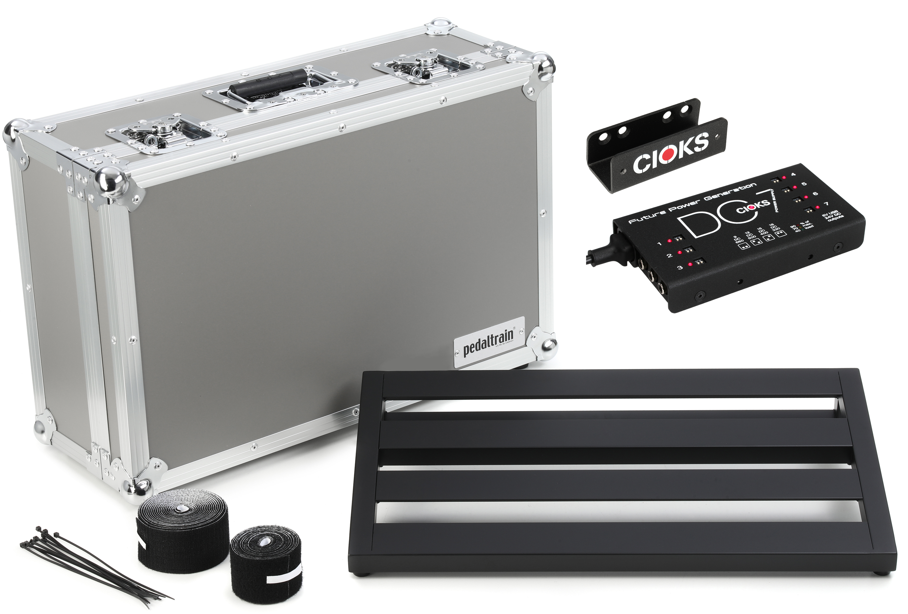 Pedaltrain Classic 1 TC 22x12.5-inch Pedalboard with CIOKS DC7