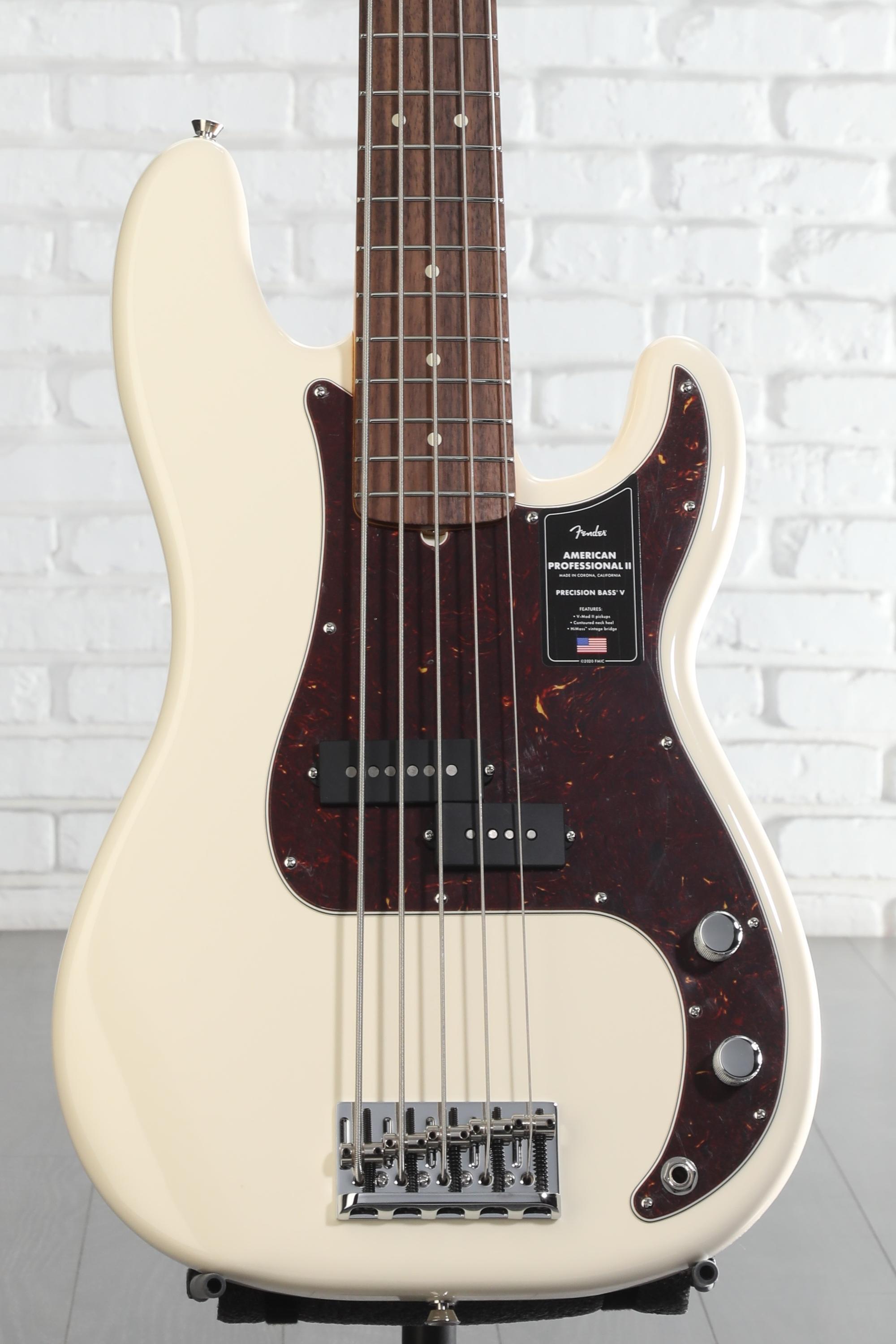 Fender American Professional II Precision Bass V - Olympic White
