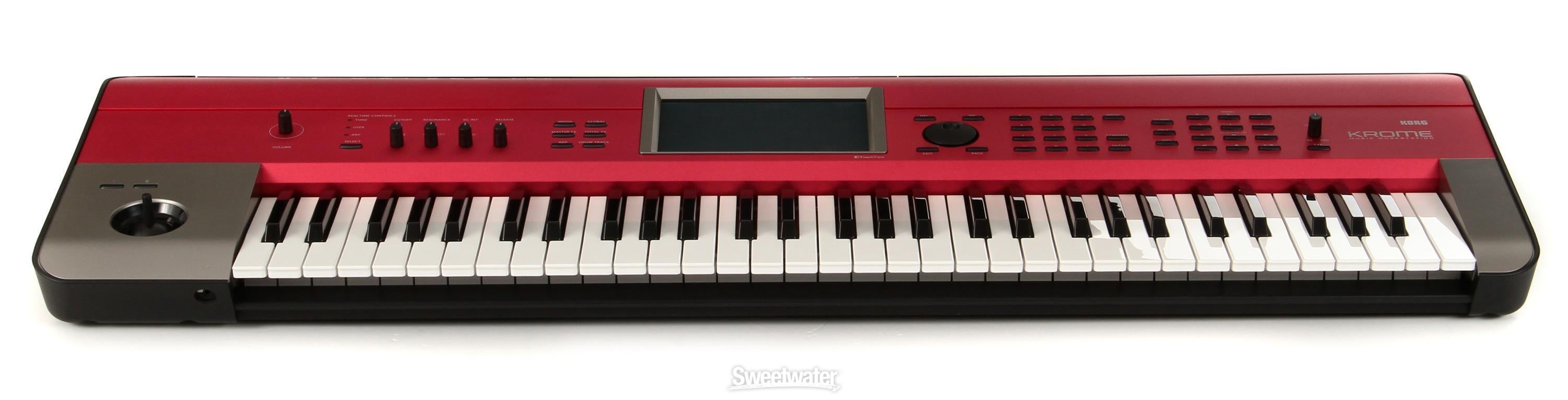 Korg Krome 61 Key Synthesizer Workstation Red Limited Edition