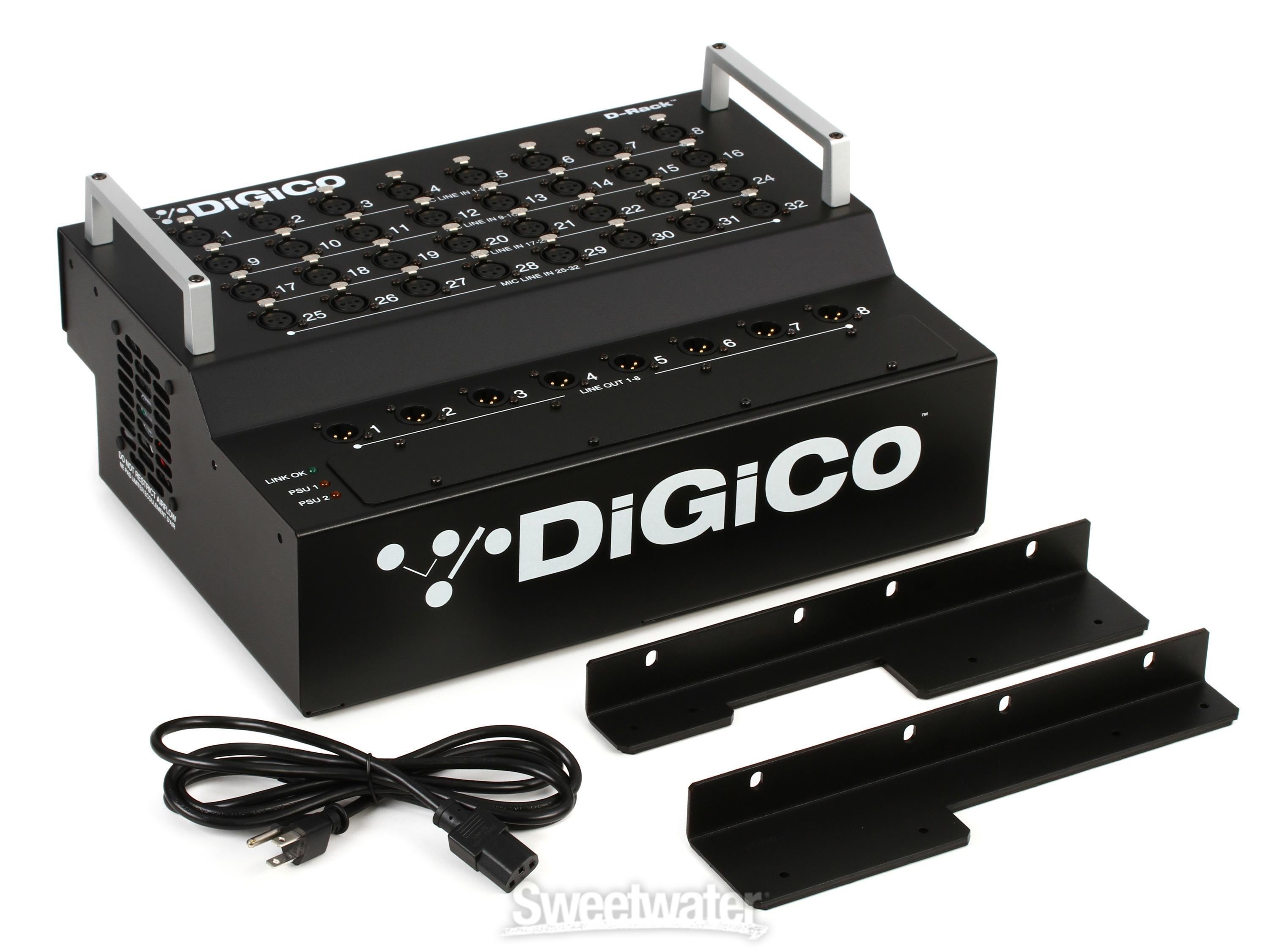 デジコレ DATA1,2 DiGiCo D-Rack Cat 6 Analog I/O | Sweetwater