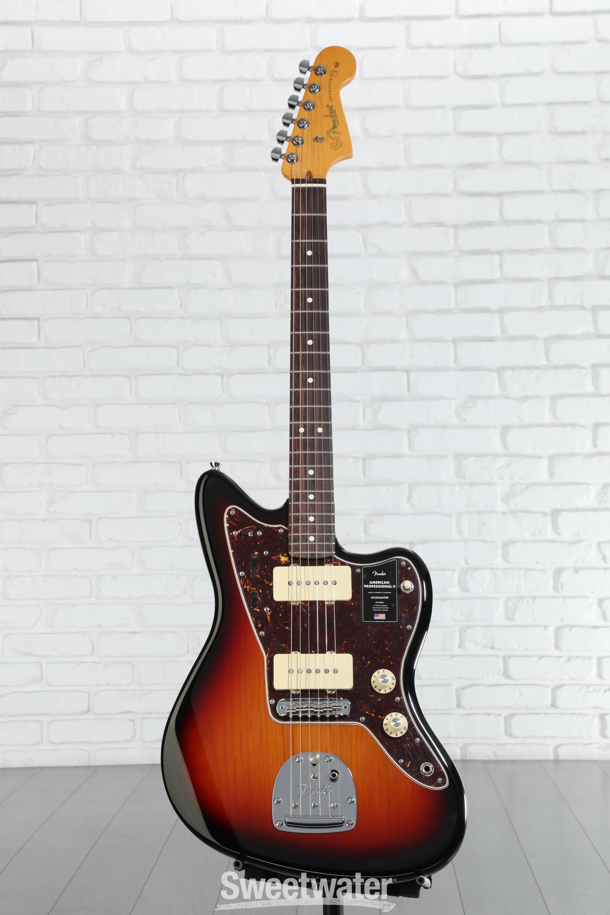 Fender Jazzmaster professional ii サンバースト Fender American Professional II Jazzmaster - 3-color Sunburst with