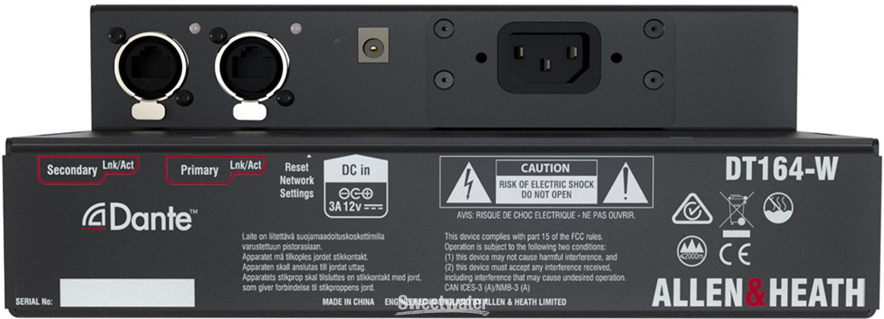 Allen & Heath DT164-W Dante I/O Expander | Sweetwater