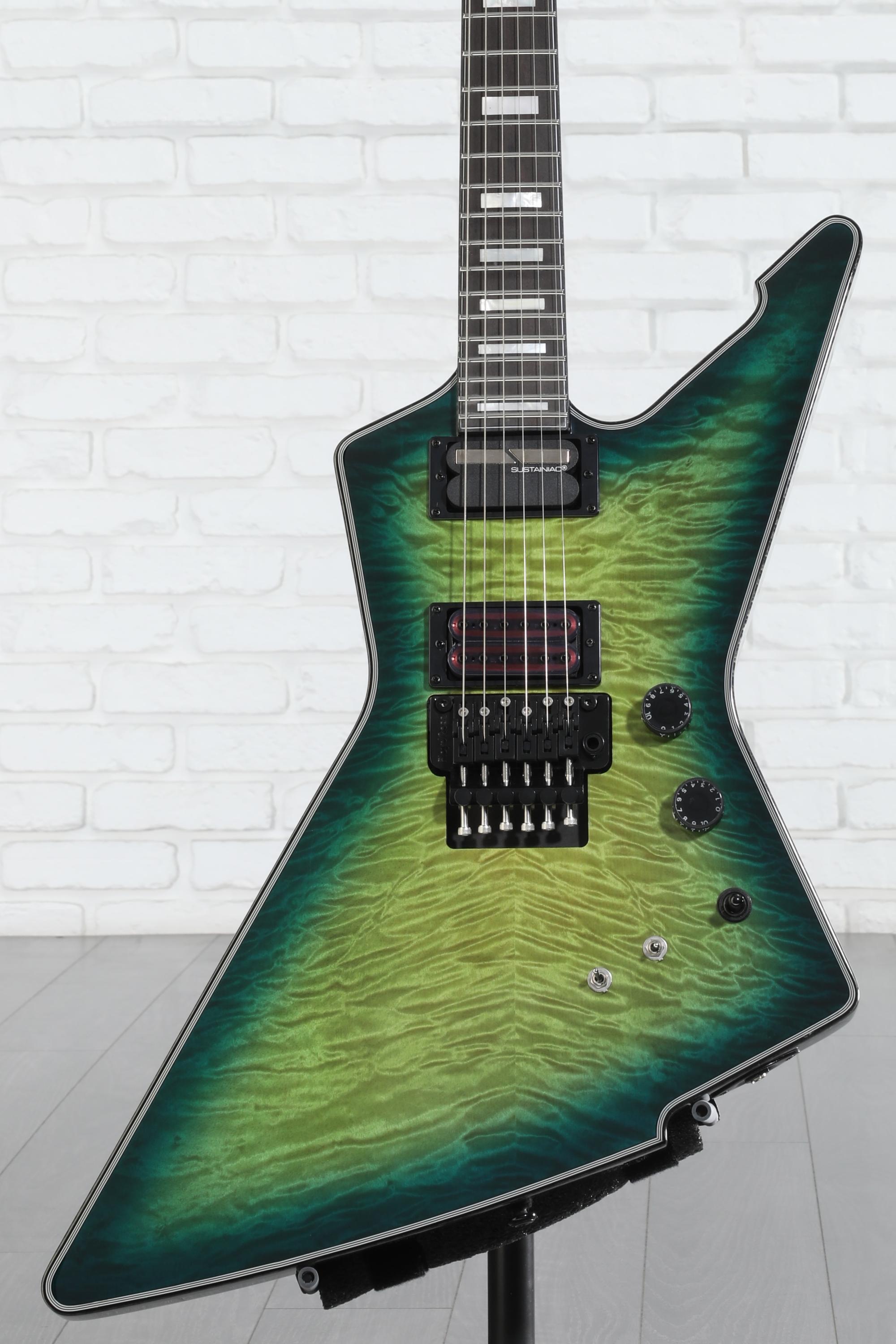 ギター SCHECTER / OL-FL Satin Surf Green Amazon | SCHECTER OL-FL SSG Oriental Line シェクター 薄胴