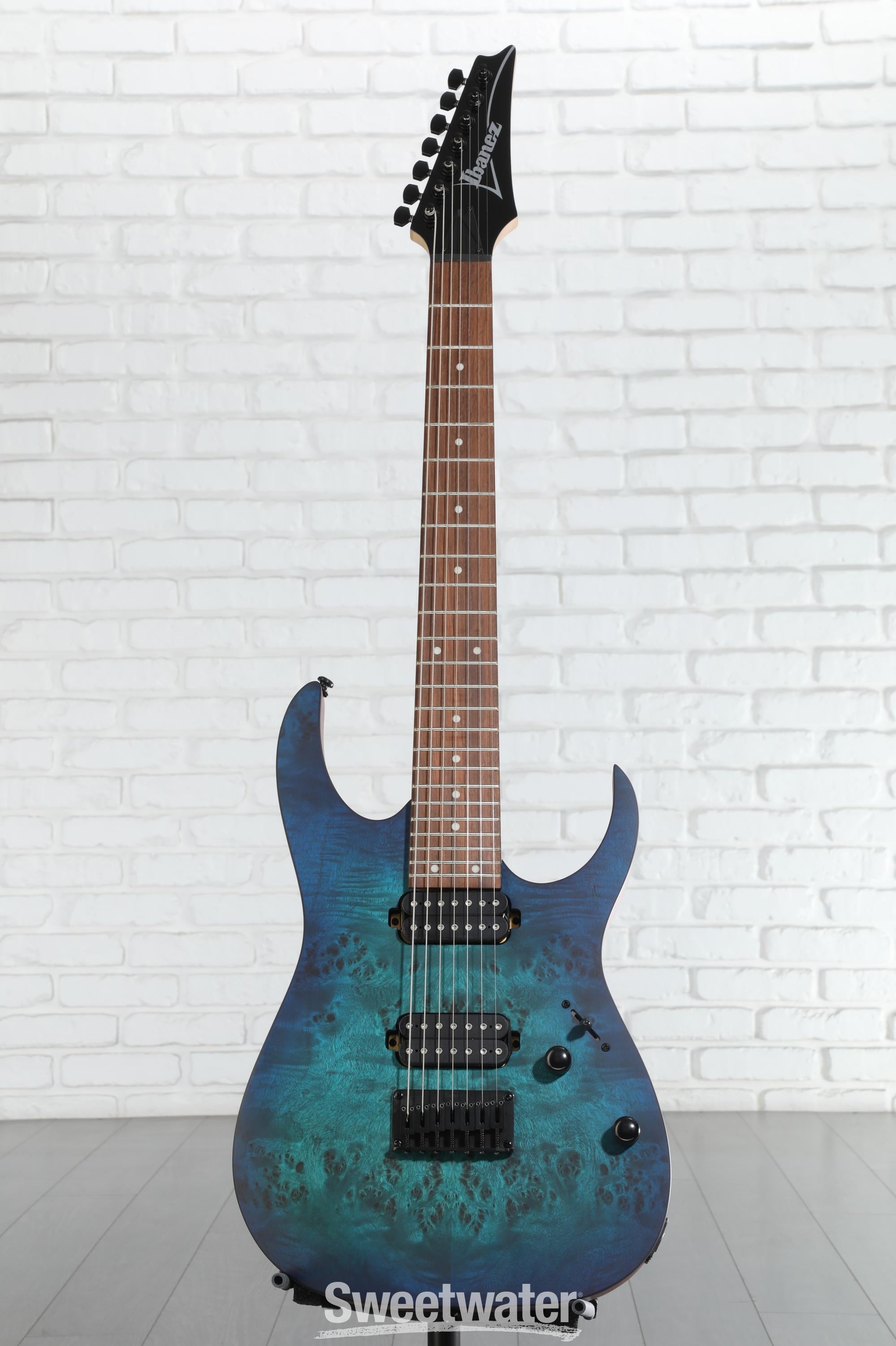 Ibanez RG7421PB Electric Guitar - Sapphire Blue Flat | Sweetwater