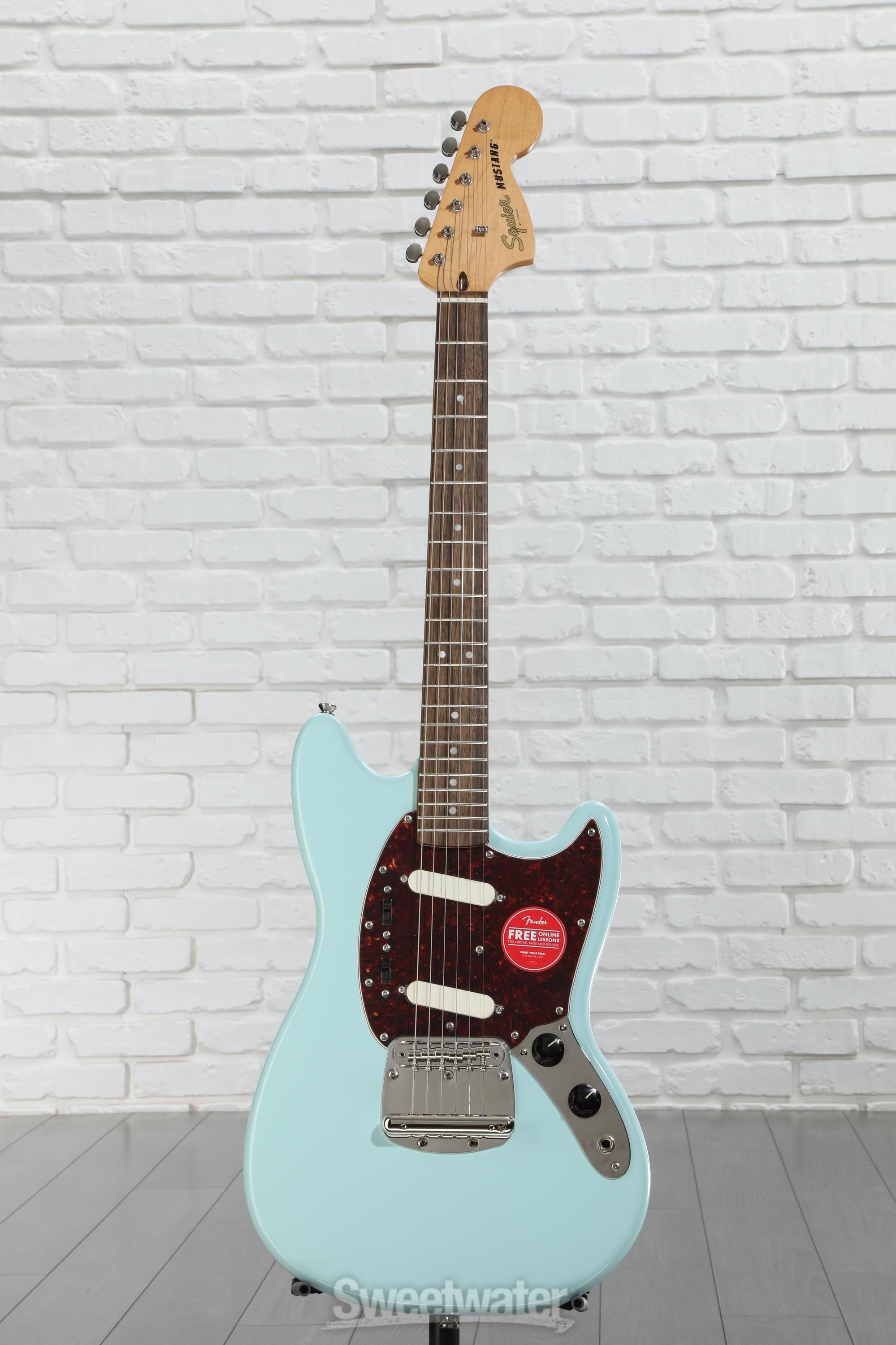 Squier Classic Vibe '60s Mustang Electric Guitar - Sonic