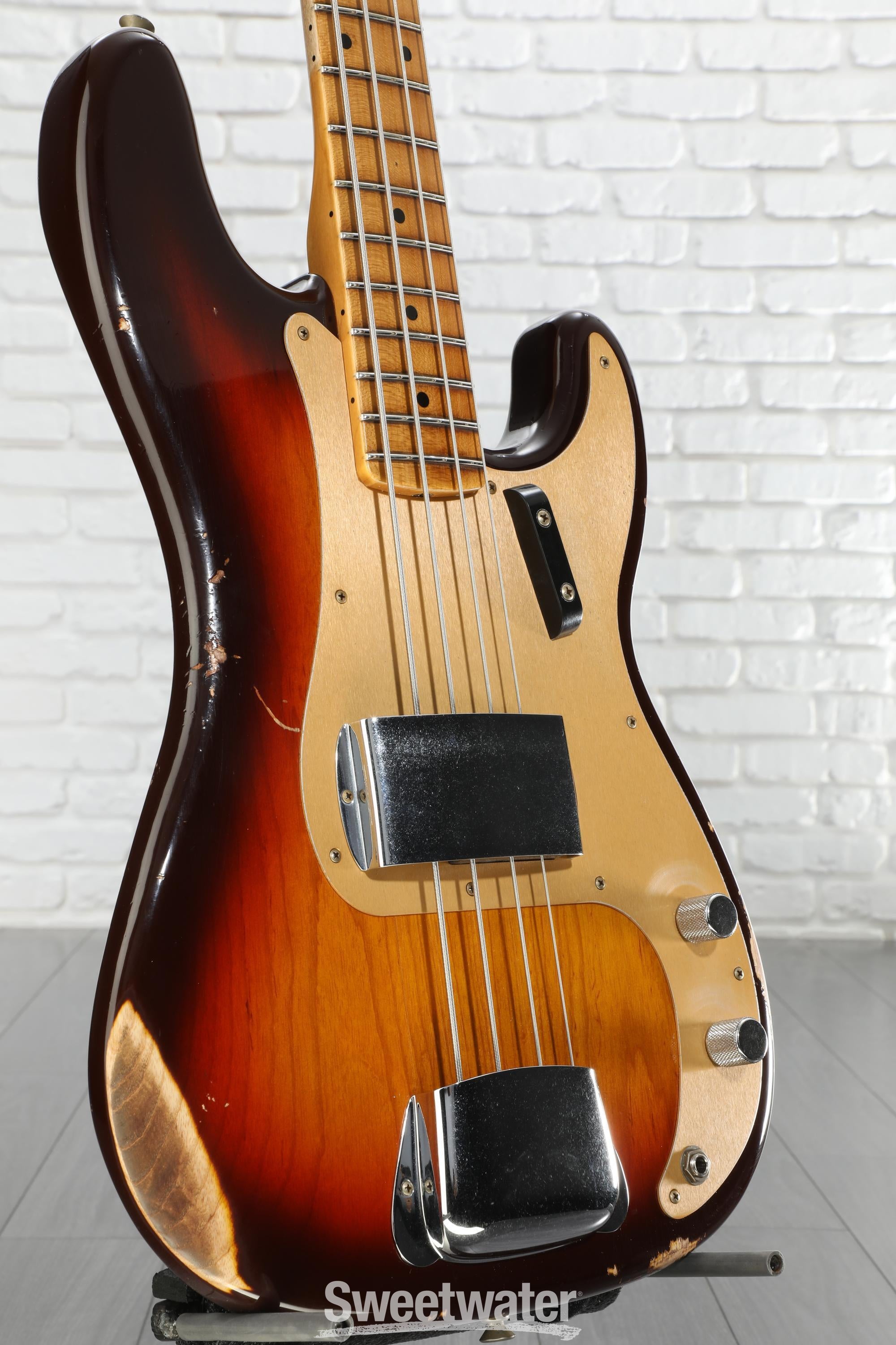 Fender Custom Shop 1958 Precision Bass Relic - Aged Chocolate 3