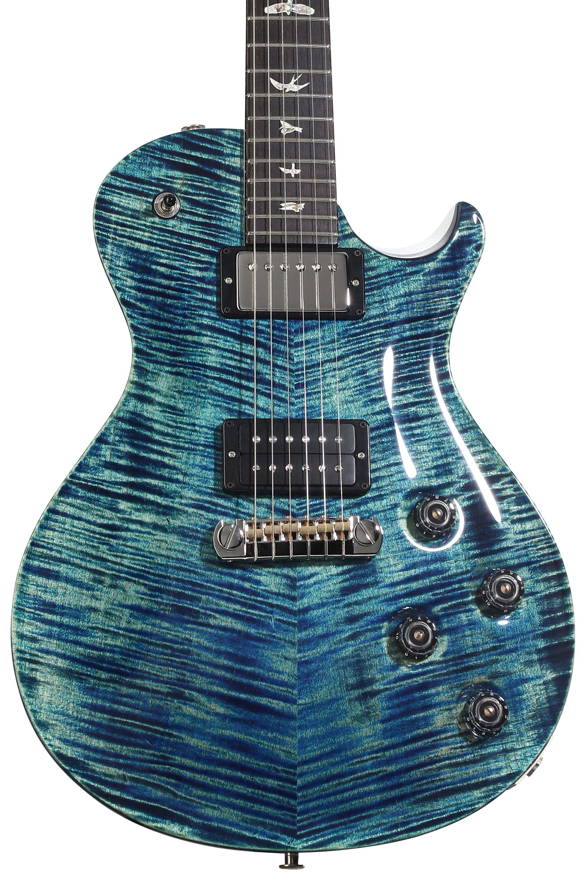 PRS Mark Tremonti Signature Electric Guitar with Adjustable Stoptail - River Blue Pearl