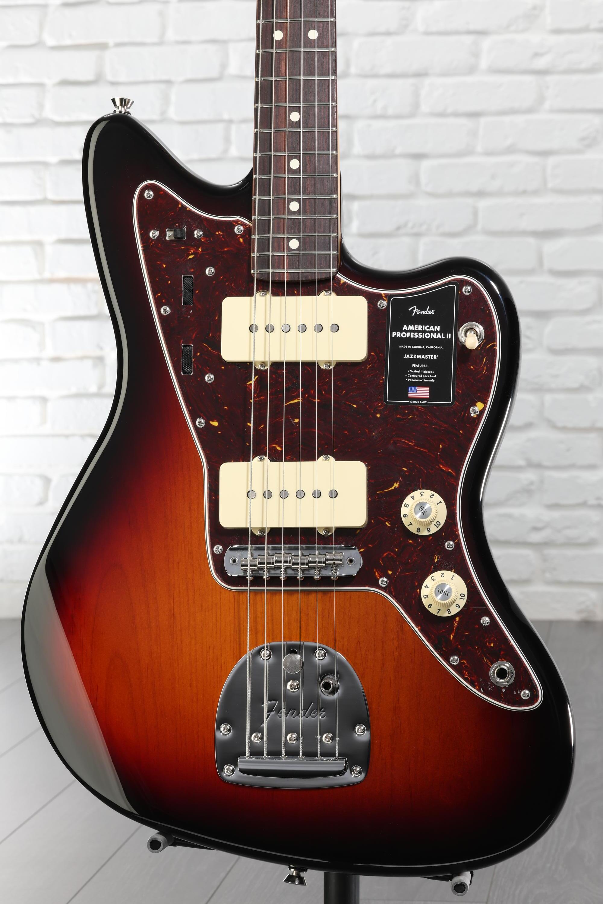 Fender Jazzmaster professional ii サンバースト Fender American Professional II Jazzmaster - 3-color Sunburst with
