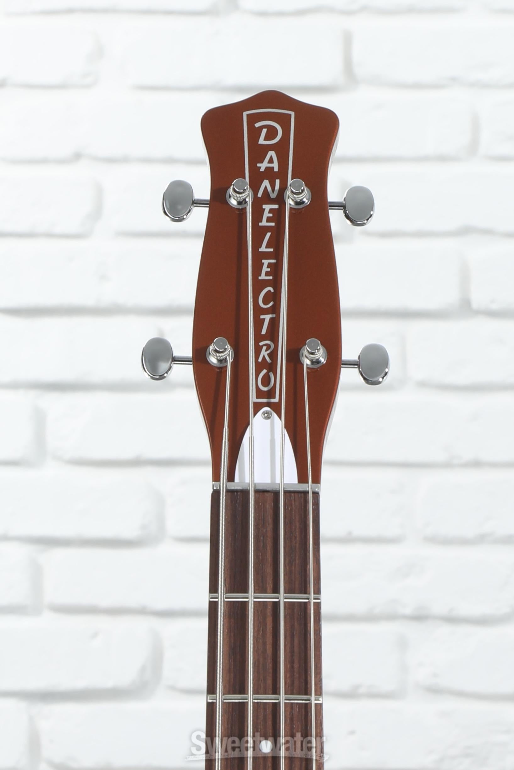 Danelectro '59DC Short Scale Bass Guitar - Copper | Sweetwater