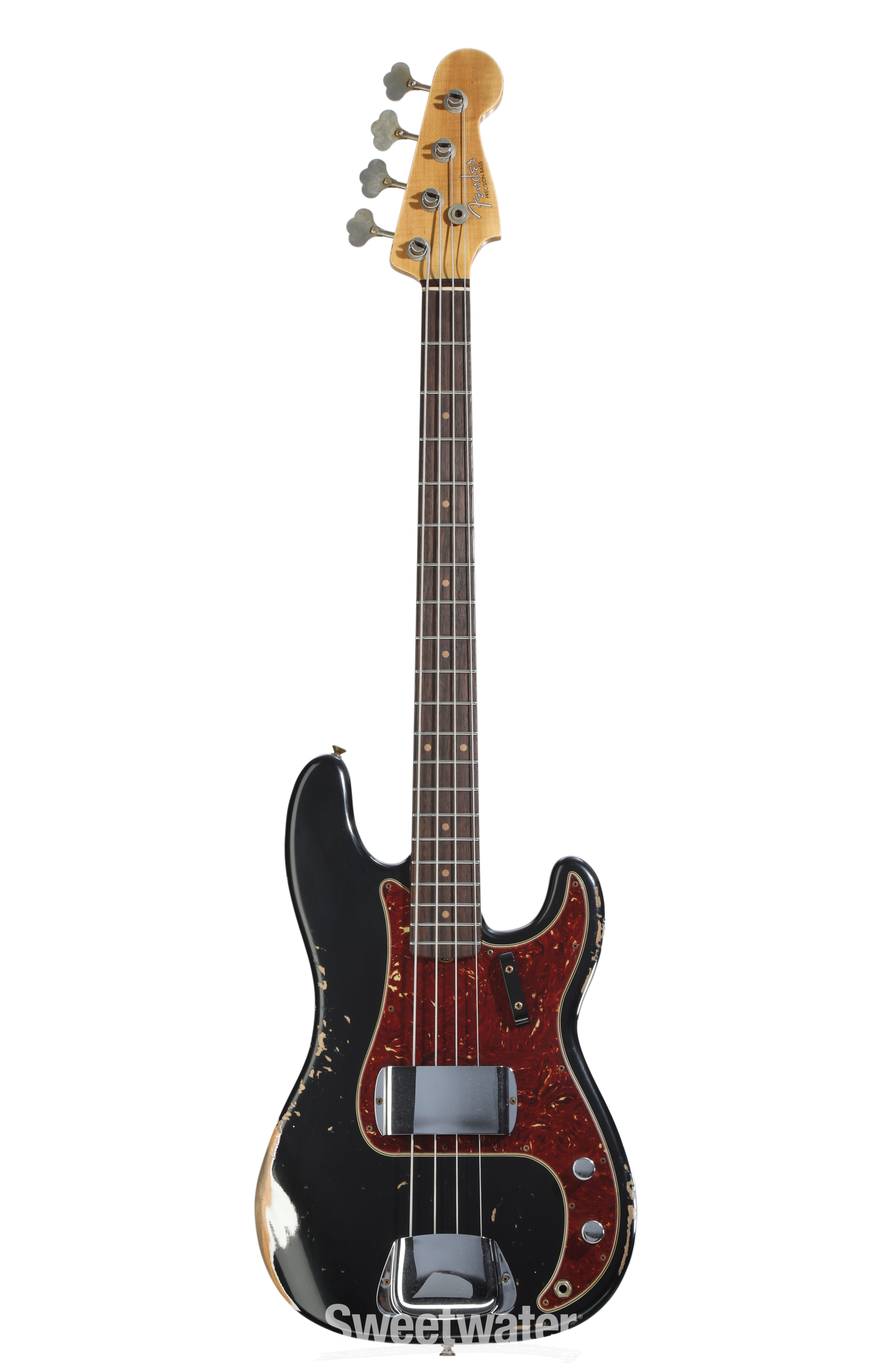 Fender Custom Shop '60s Precision Bass Guitar - Black, Heavy