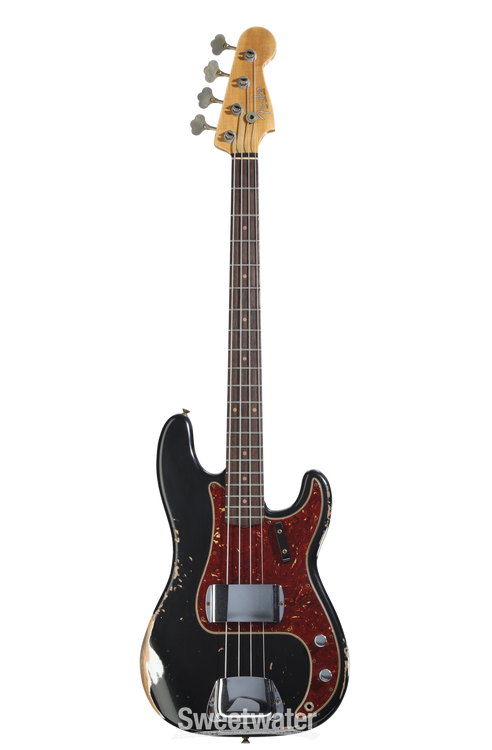 Fender Custom Shop '60s Precision Bass - Black, Heavy Relic