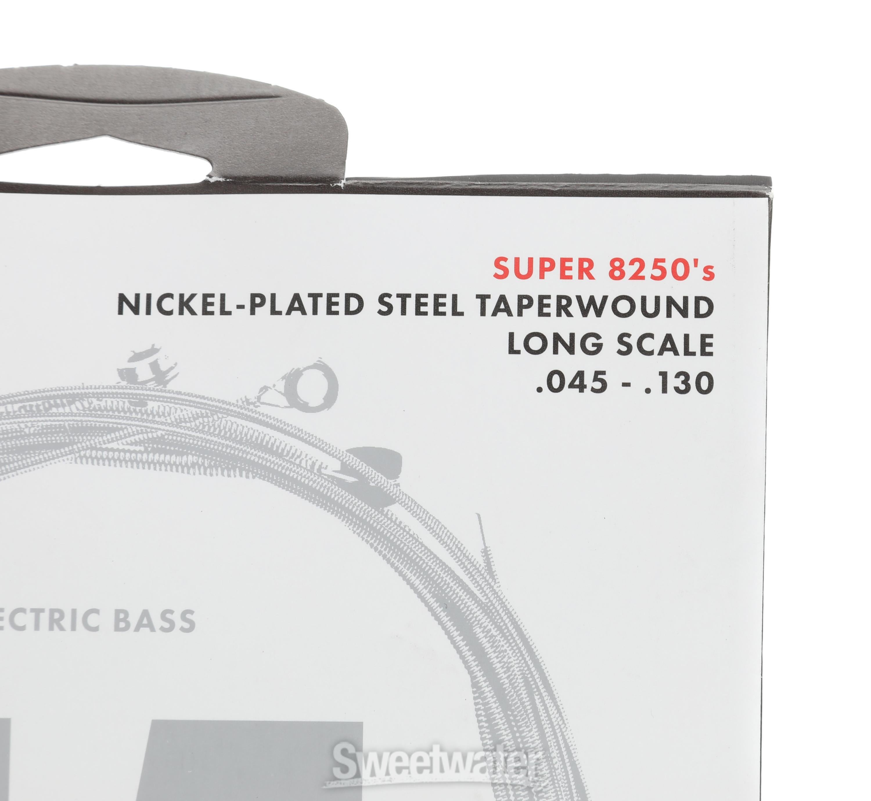 Fender 82505M Nickel Plated Steel Taperwound Bass Guitar Strings -  .045-.130 Medium 5-string