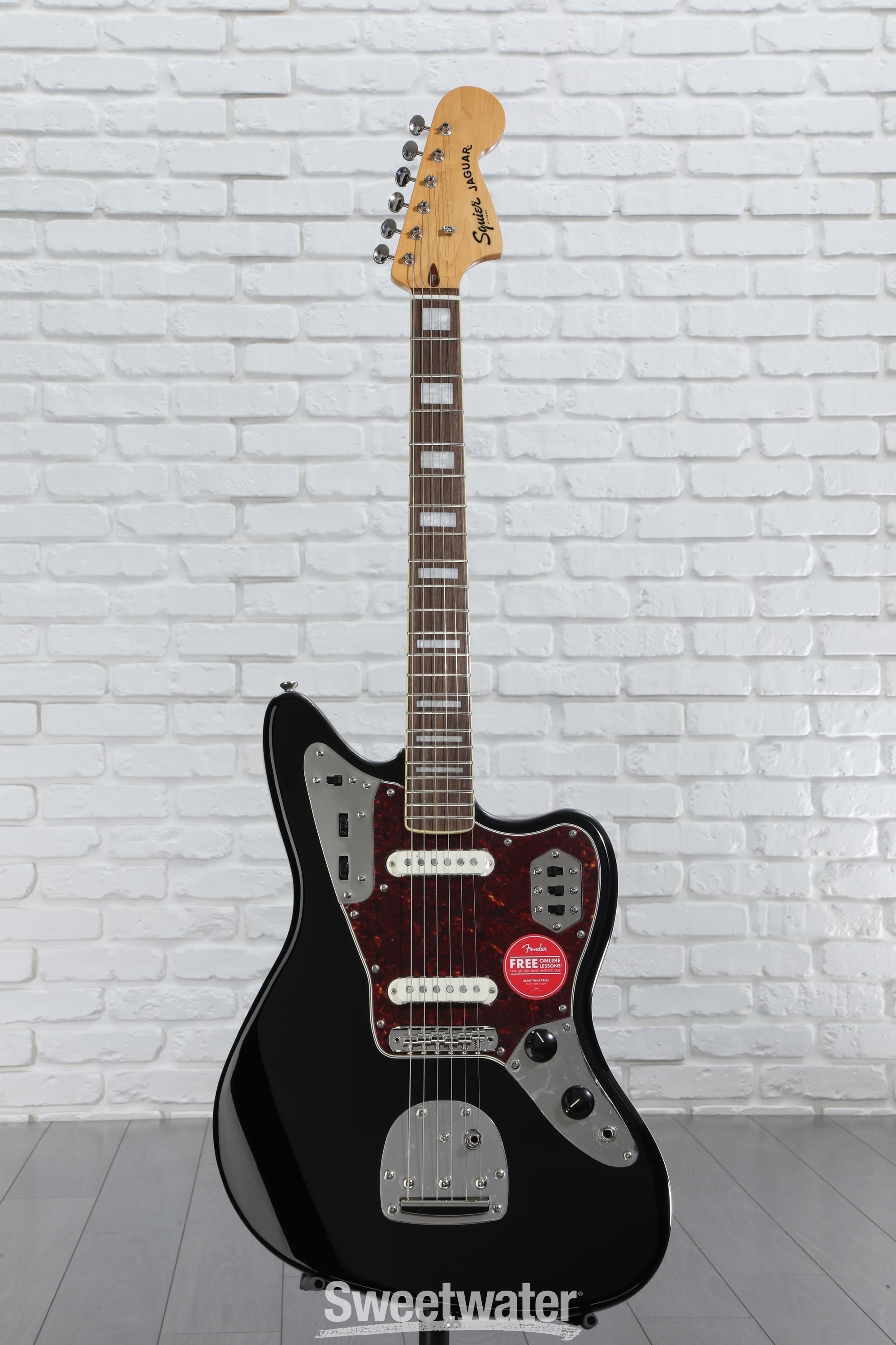 ※最終値下げ　Squier Classic Vibe 70's Jaguar Squier Classic Vibe '70s Jaguar - Black | Sweetwater