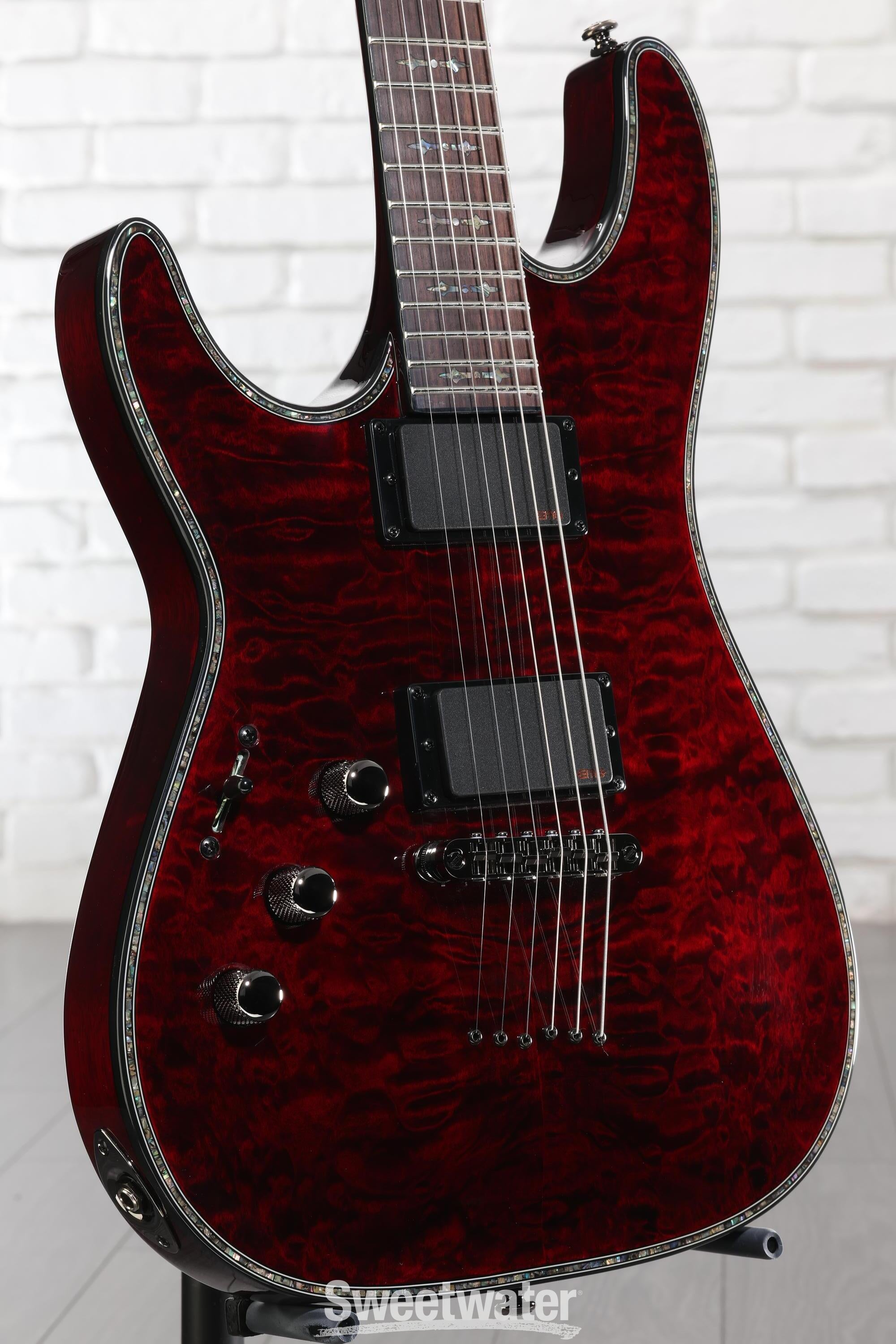 Schecter Hellraiser C-1 Left-handed - Black Cherry | Sweetwater