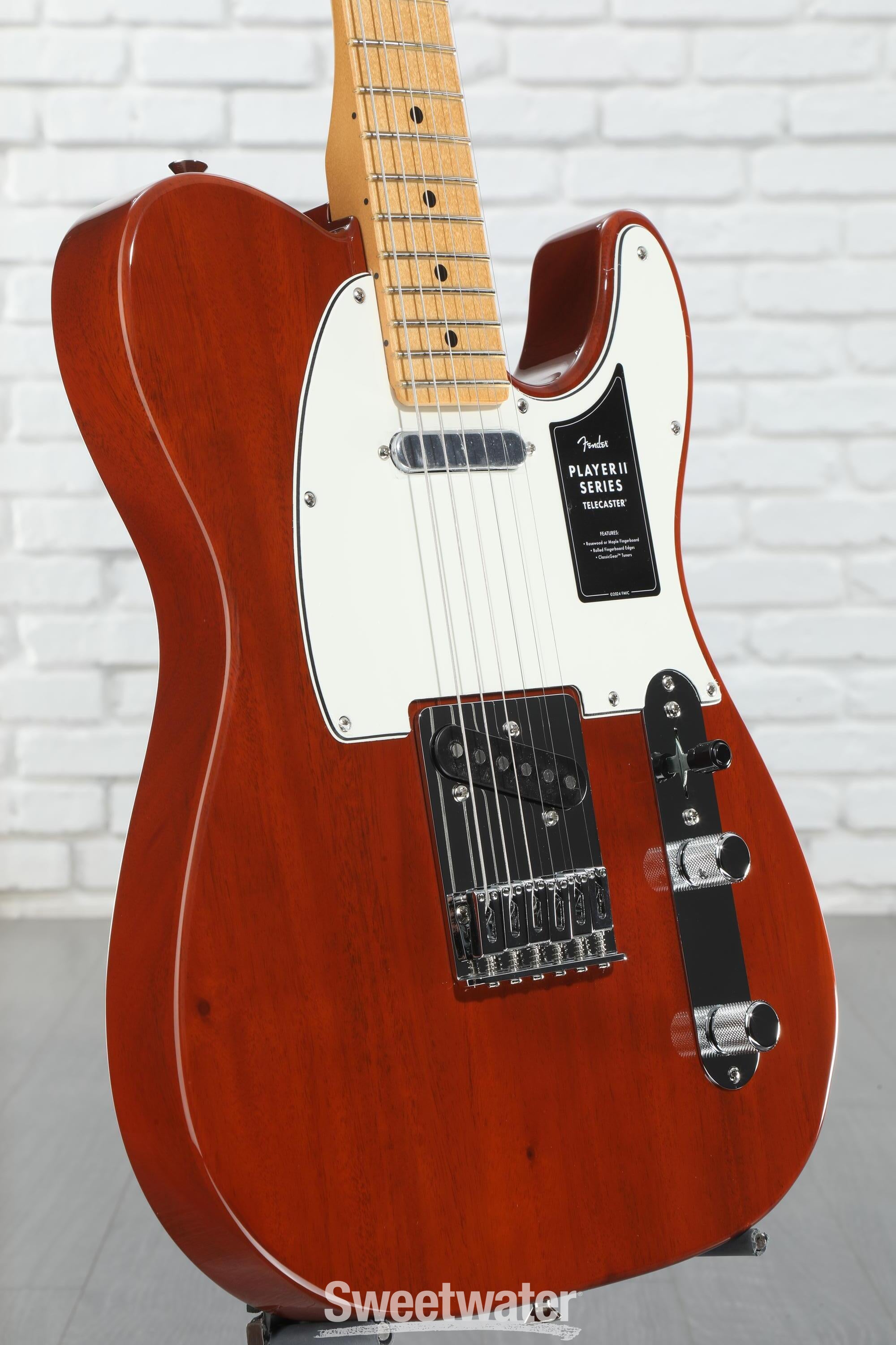 Fender Player II Telecaster Electric Guitar - Mocha with Maple
