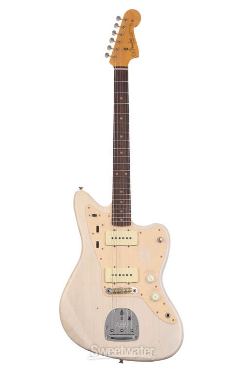 Fender Custom Shop '59 250K Jazzmaster Journeyman Relic Electric Guitar -  Aged White Blonde