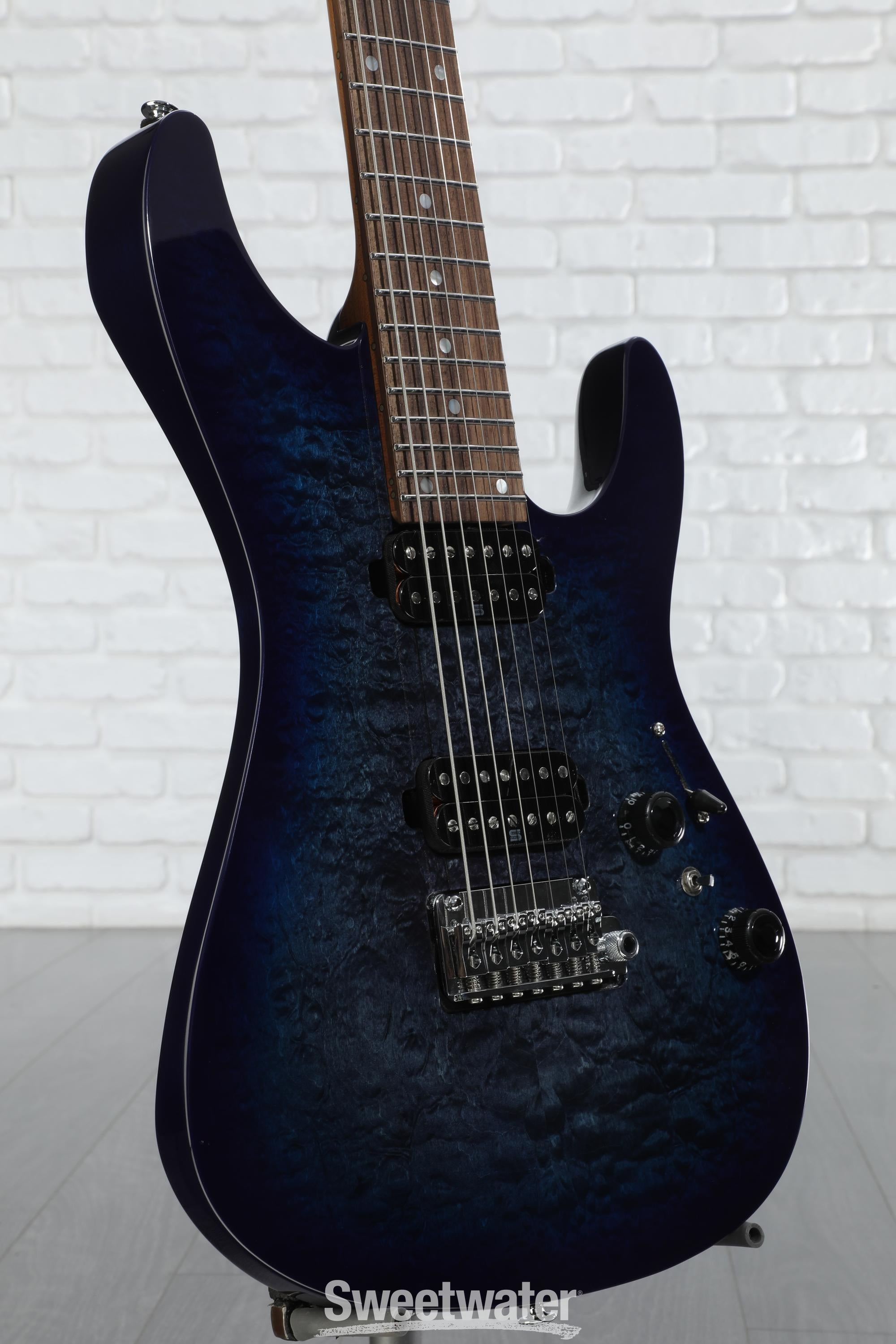 Ibanez Premium AZ427P2QM 7-string Electric Guitar - Twilight
