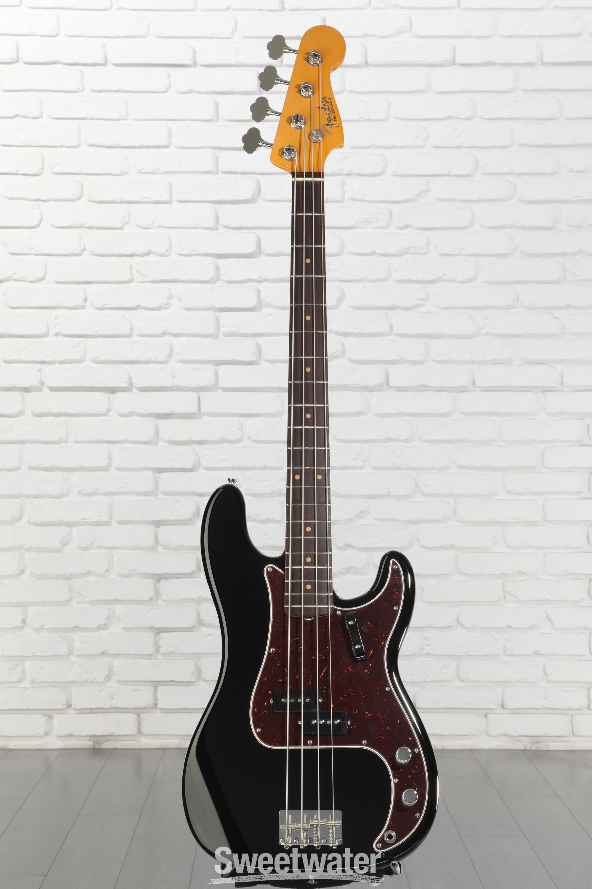 Fender American Vintage II 1960 Precision Bass - Black | Sweetwater