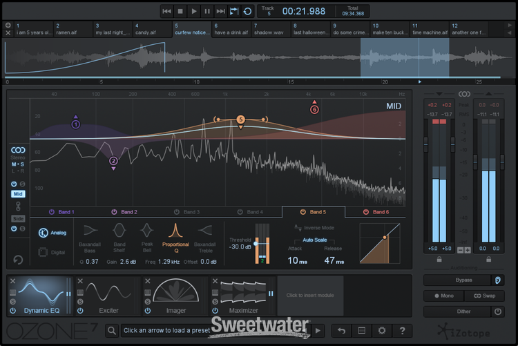 iZotope Ozone 7 Mastering Suite | Sweetwater