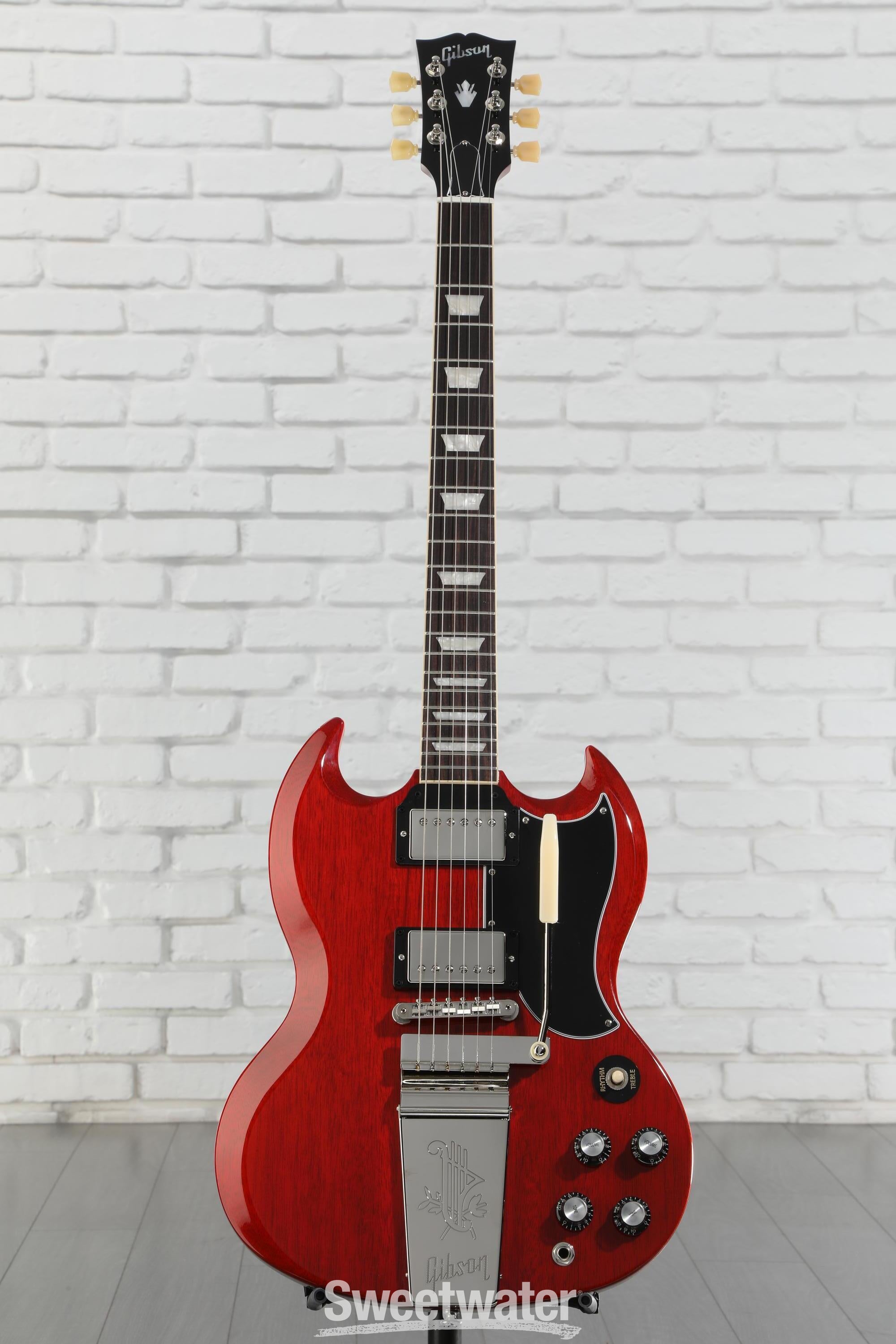 ギター Gibson SG standard 61 maestro vibrola Gibson SG Standard '61 Maestro Vibrola Electric Guitar