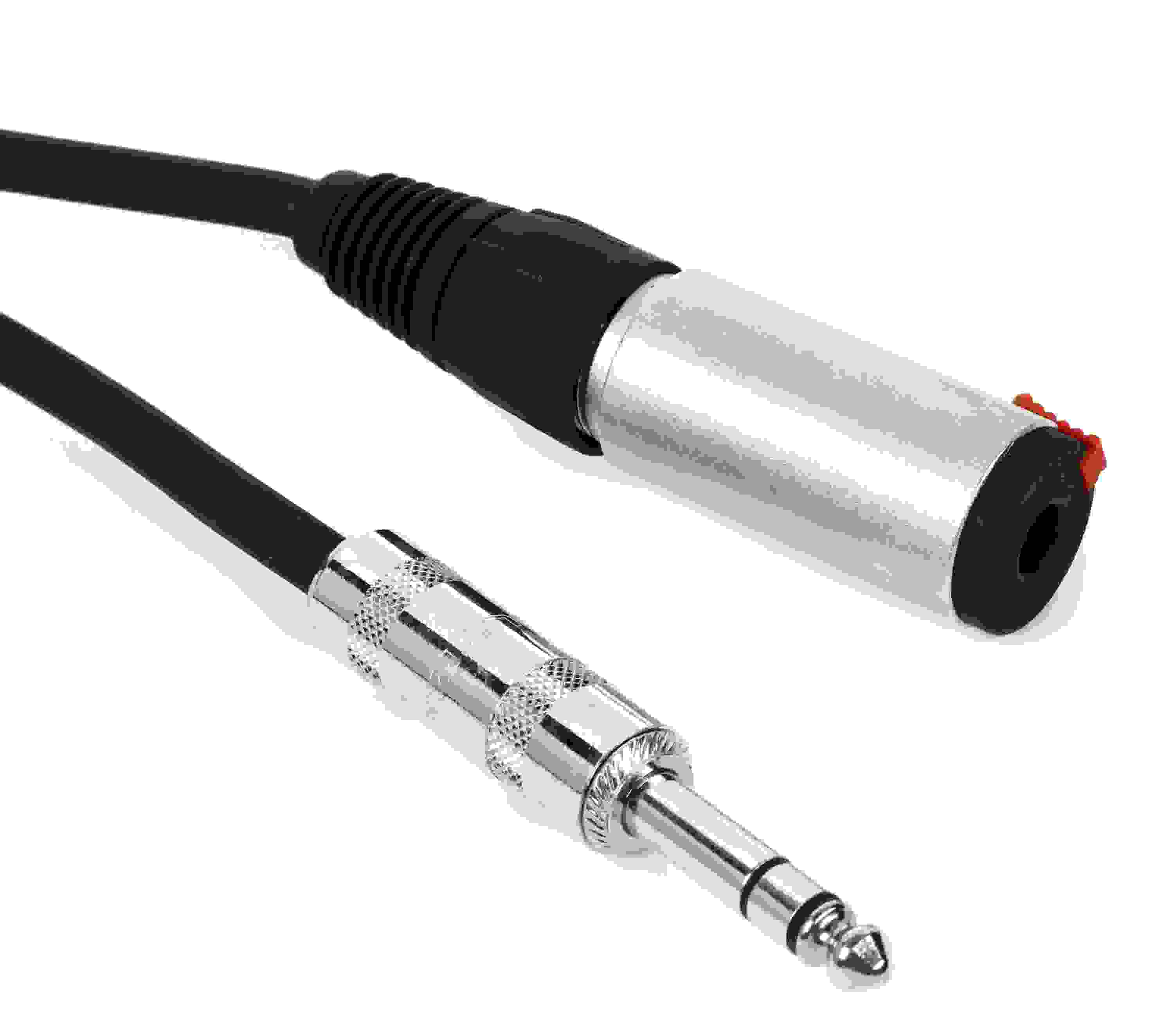 Pro Co BPBQBQF-10 Excellines Balanced Patch Cable - 1/4-inch TRS Female to 1/4-inch Male - 10 foot